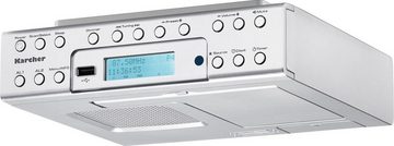 Karcher RA 2030D Digitalradio (DAB) (Digitalradio (DAB), UKW mit RDS, 2 W, MP3, Ladefunktion, Wecker, Timer, Küchenradio, Fernbedienung)