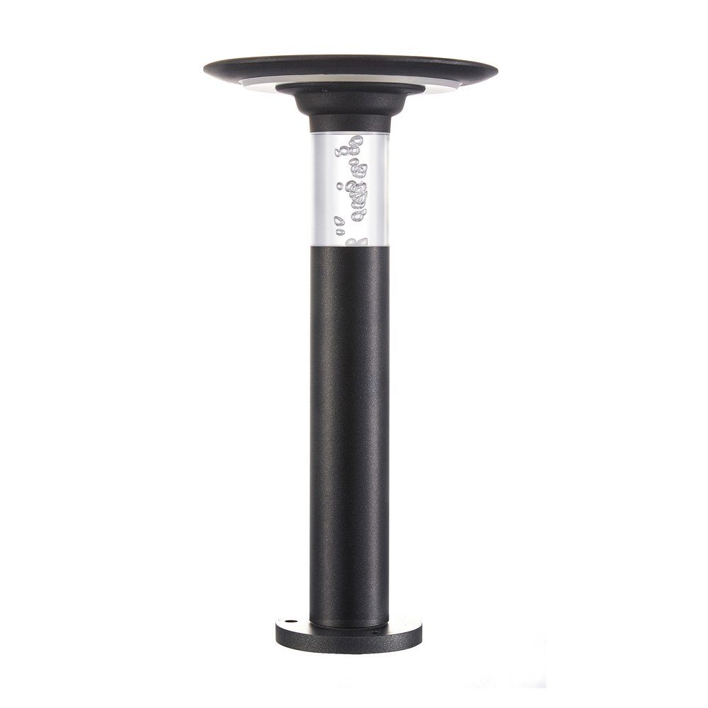 Arnusa LED Außen-Stehlampe Solar Sockelleuchte Wegeleuchte Pollerleuchte 55 cm Gartenlampe, Farbsteuerung, LED fest integriert, Warmweiß, Kaltweiß, 360 lm, Duo Color
