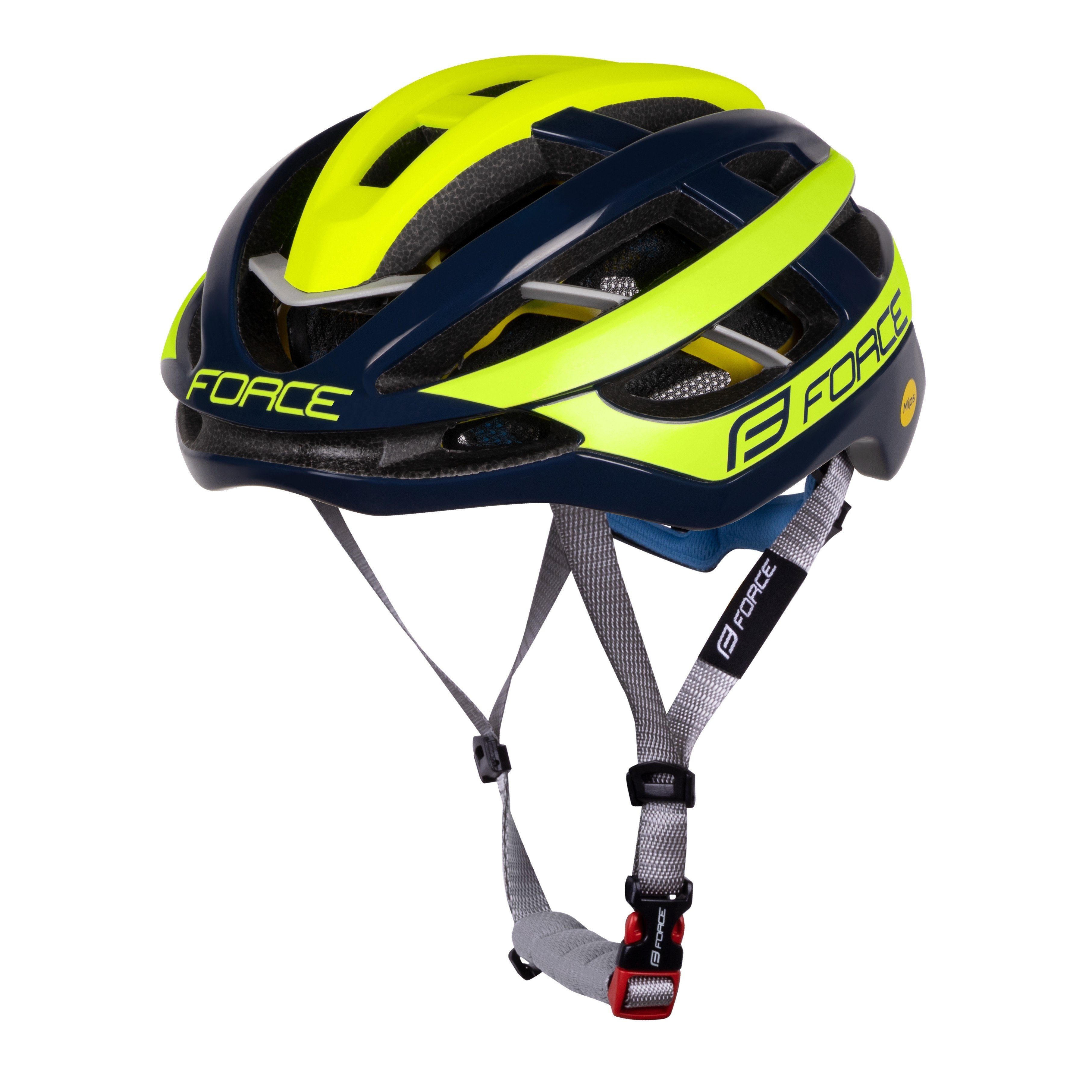 Fahrradhelm FORCE Helm LYNX MIPS fluo-blue L-XL %%Sale%%