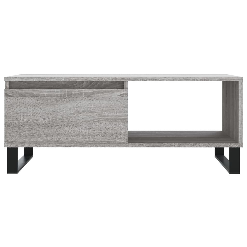 (1-St) cm | Holzwerkstoff Grau Sonoma Sonoma Grau 90x50x36,5 Sonoma Grau Couchtisch vidaXL Couchtisch