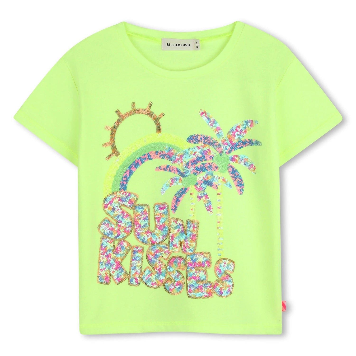 T-Shirt Billieblush Kids T-Shirt „Sun Kisses“ – Grüne Zitrone