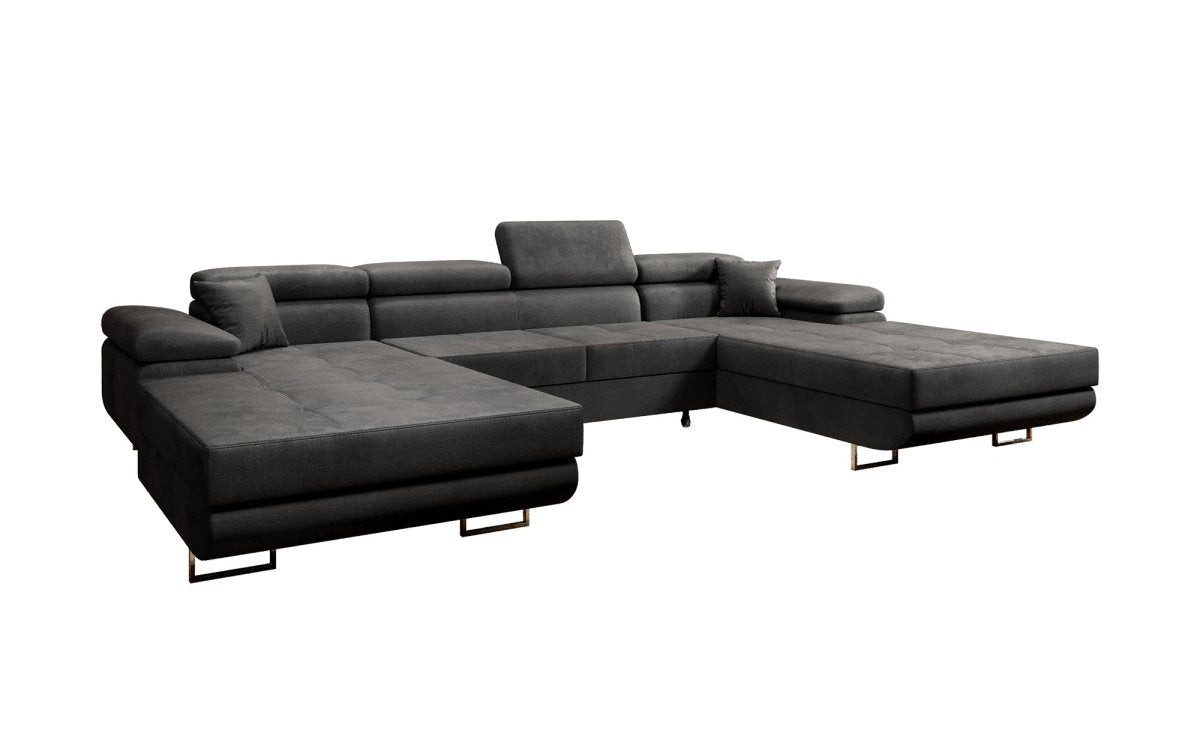 Luxusbetten24 Schlafsofa Designer Sofa Calvera U, günstig online kaufen