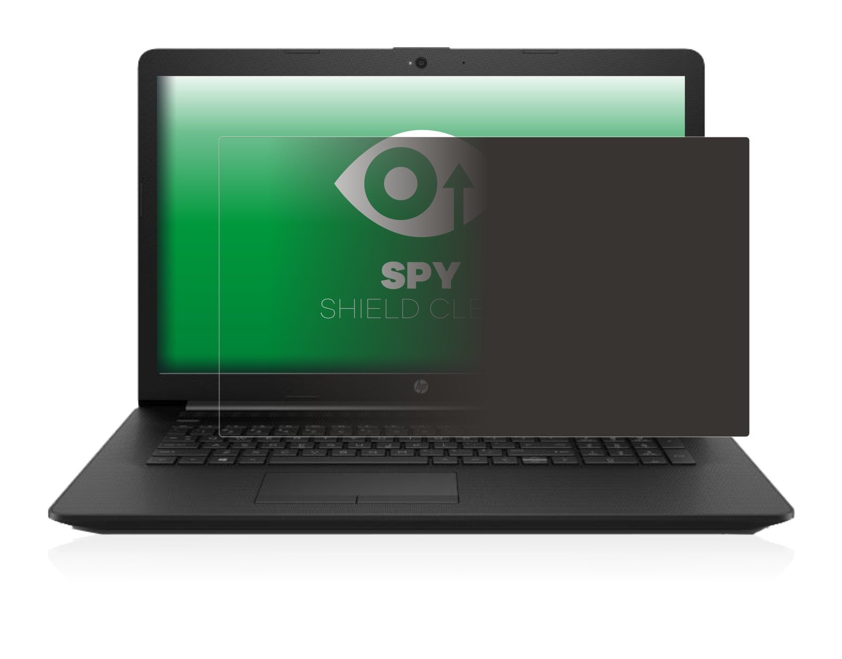 upscreen Blickschutzfolie für HP Notebook 15-db0534ng, Displayschutzfolie,  Blaulichtfilter Privacy Folie Schutzfolie Sichtschutz klar Anti-Spy