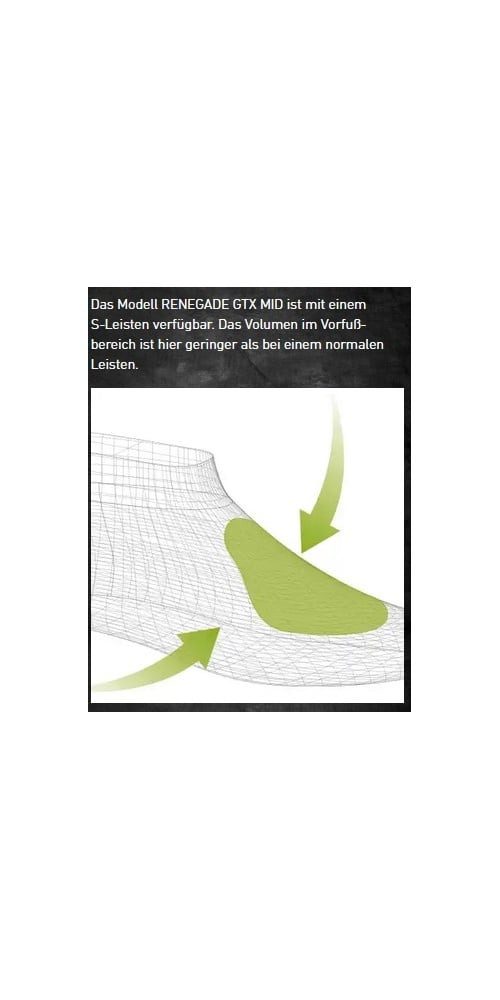 Lowa Renegade S Mid GTX (All-Terrain, wasserdicht, schmal) dunkelgrau Wande günstig online kaufen