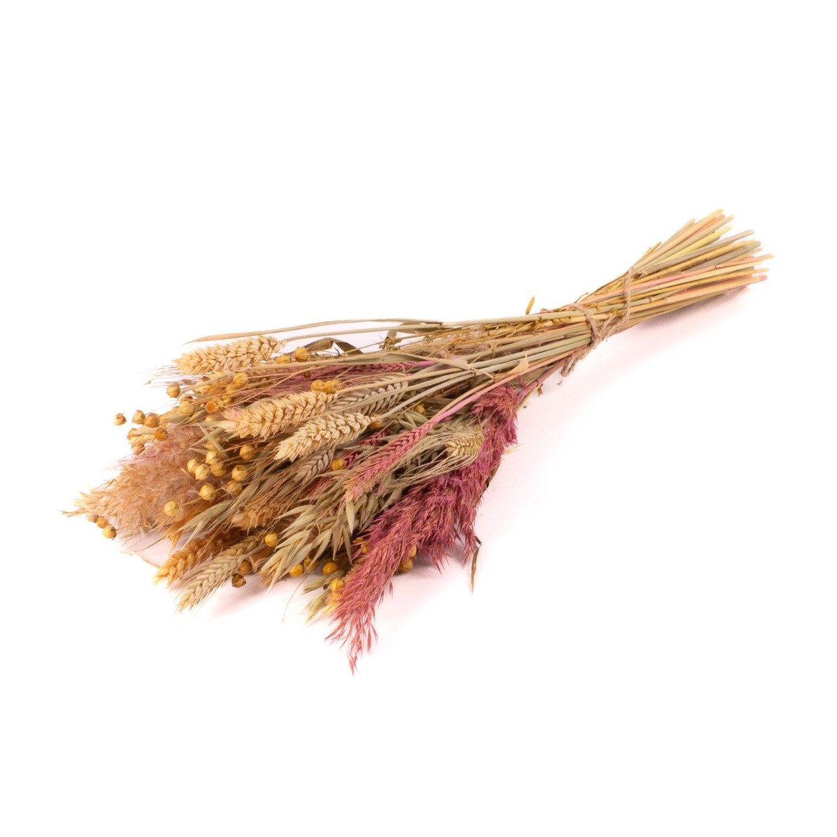 Trockenblume Trockenstrauß DILIANE, rosa-Natur, 50cm, Ø15cm, INNA-Glas, Höhe 50.0 cm