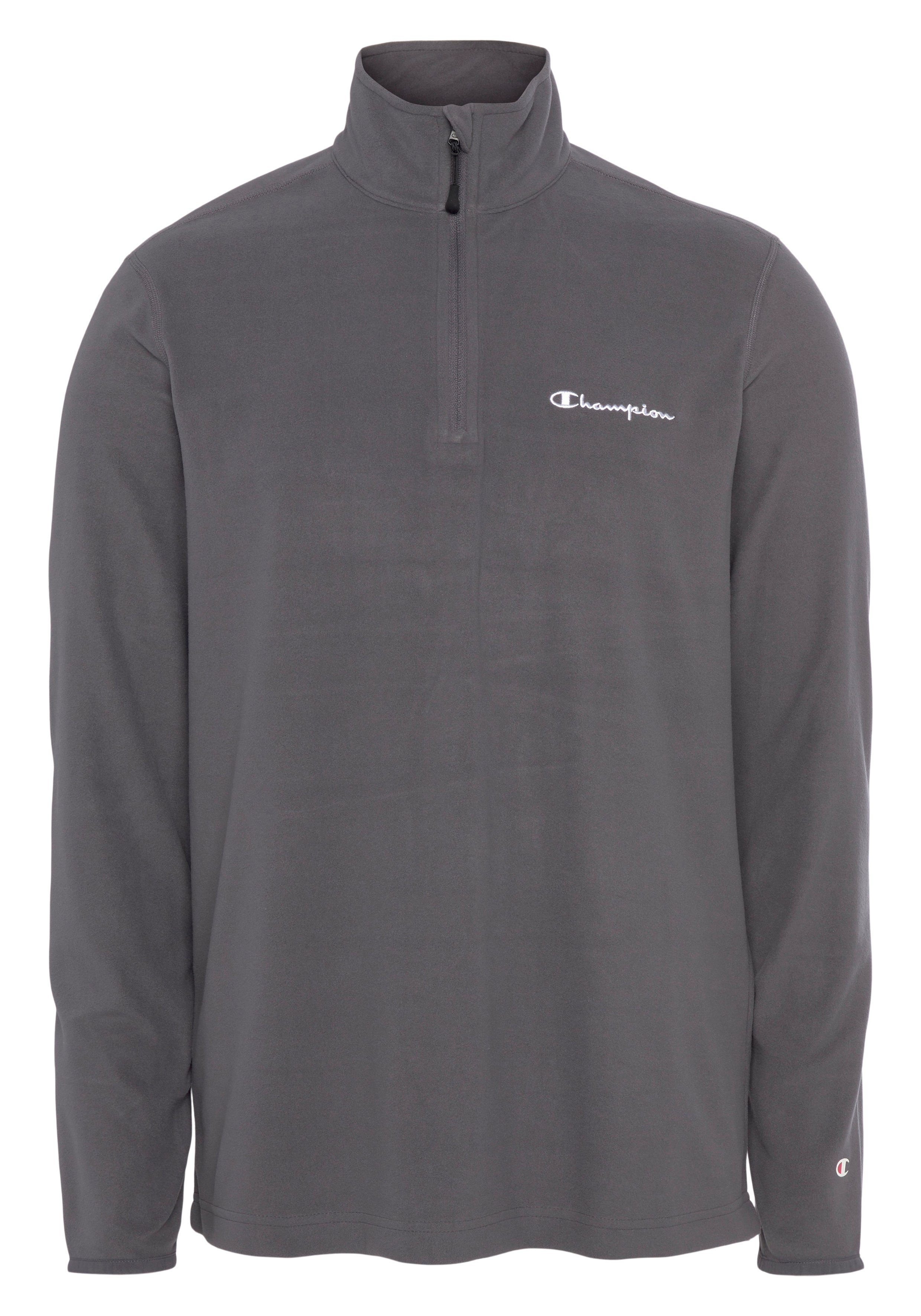 Champion Fleecepullover Micro Polar Fleece Half Zip Top grau | Fleecepullover