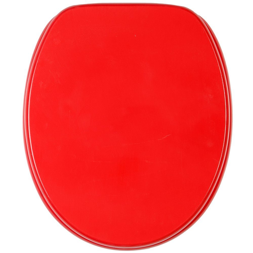Sanilo WC-Sitz Rot, universell, leichte Montage, hochwertig & modern günstig online kaufen