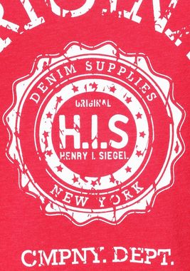 H.I.S Kurzarmshirt mit Heritage-Print von H.I.S