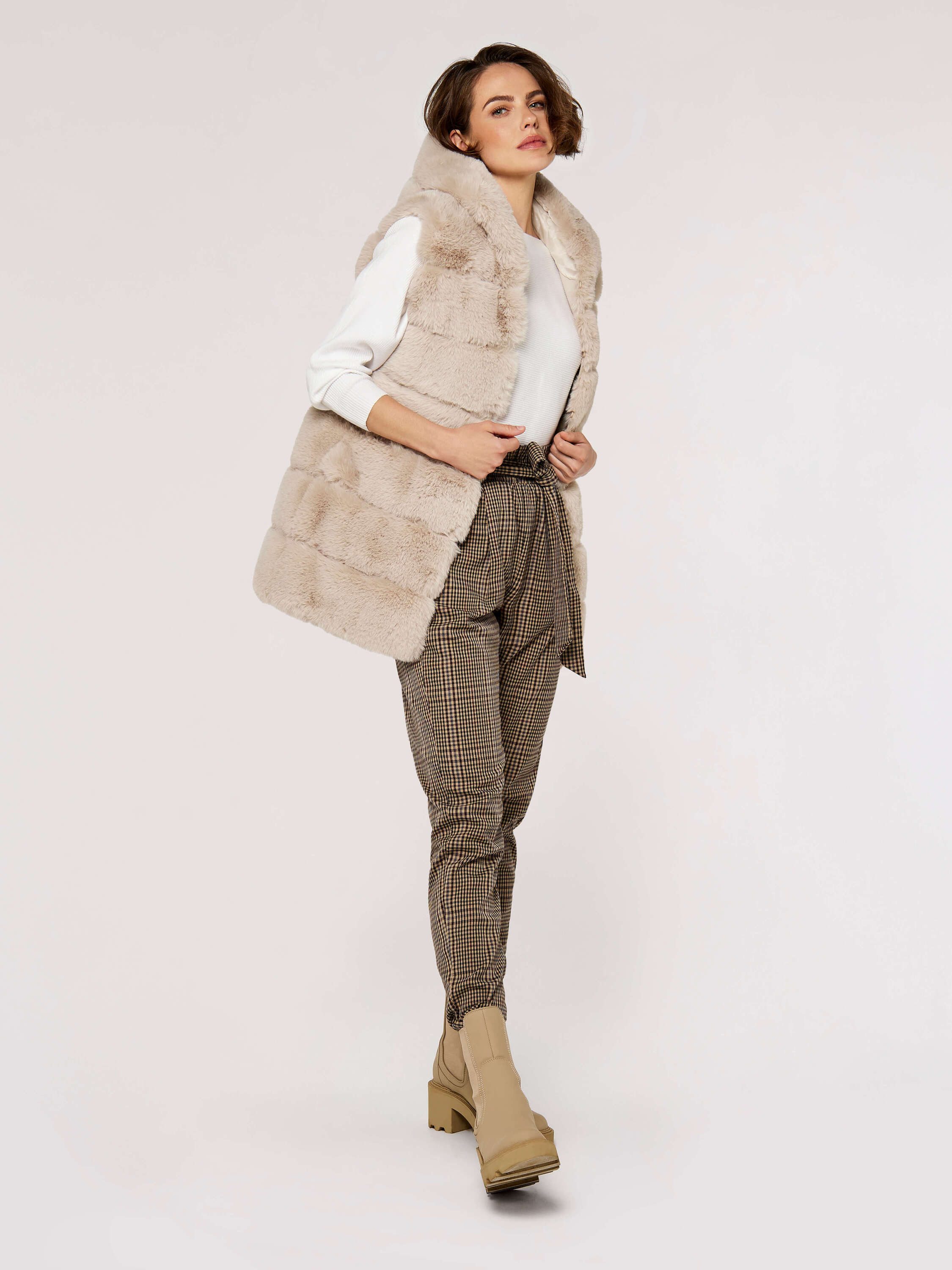 Apricot Fellimitatweste abgesteppte Weste, (1-tlg) aus Kunstfell günstig online kaufen