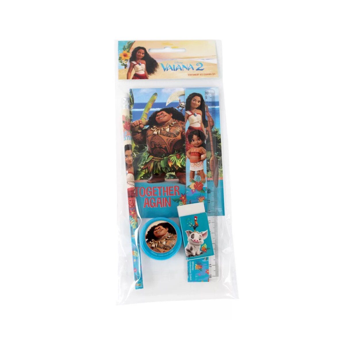 Disney Kreativset Disney Vaiana Together Again Schreibwarenset 5er