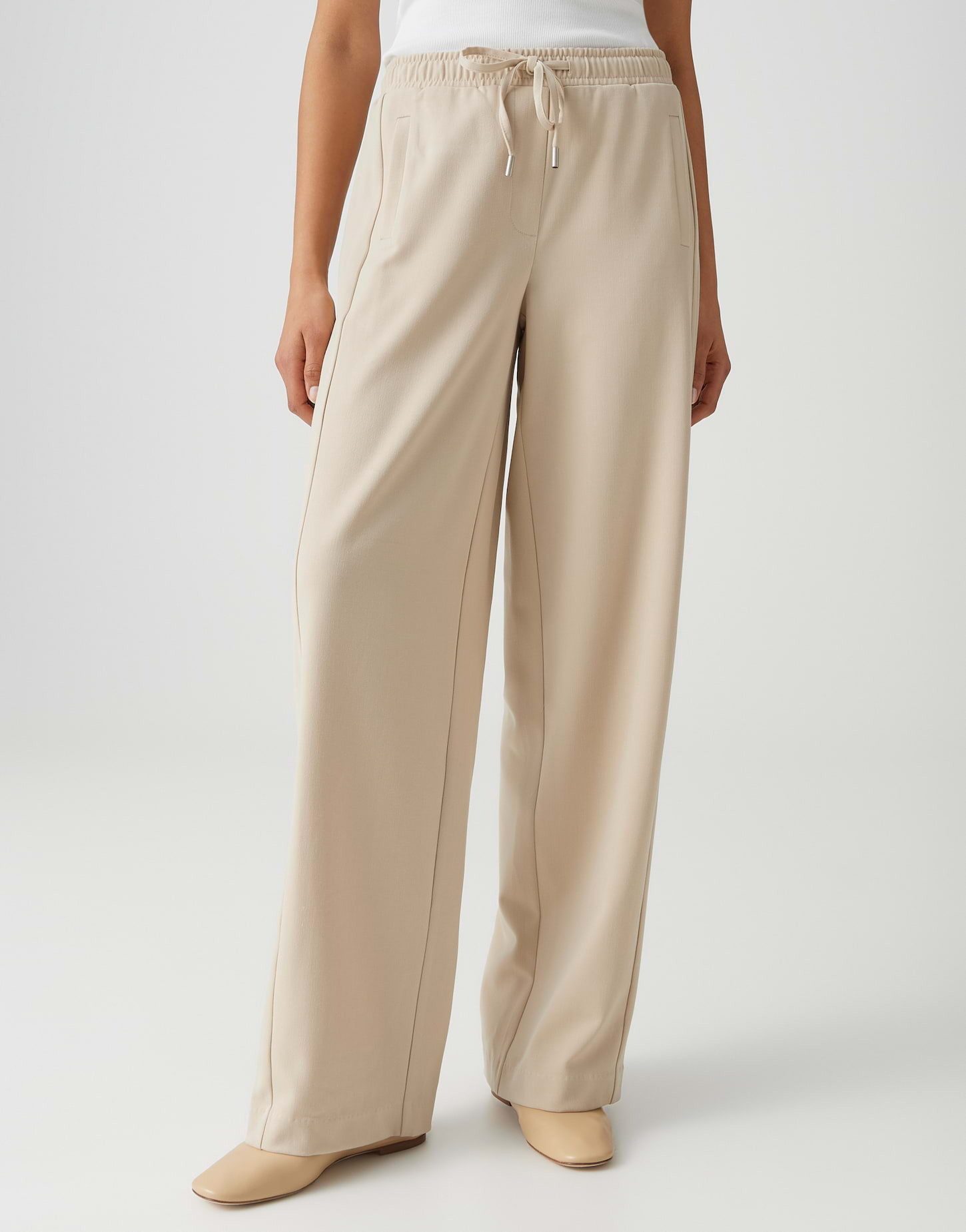 OPUS Schlupfhose MELANE mit Komfortbund Weiter gerader Beinverlauf, Eingrif günstig online kaufen