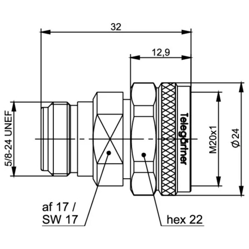 Telegärtner 100024190 100024190 N-Adapter - 1 St. Adapter