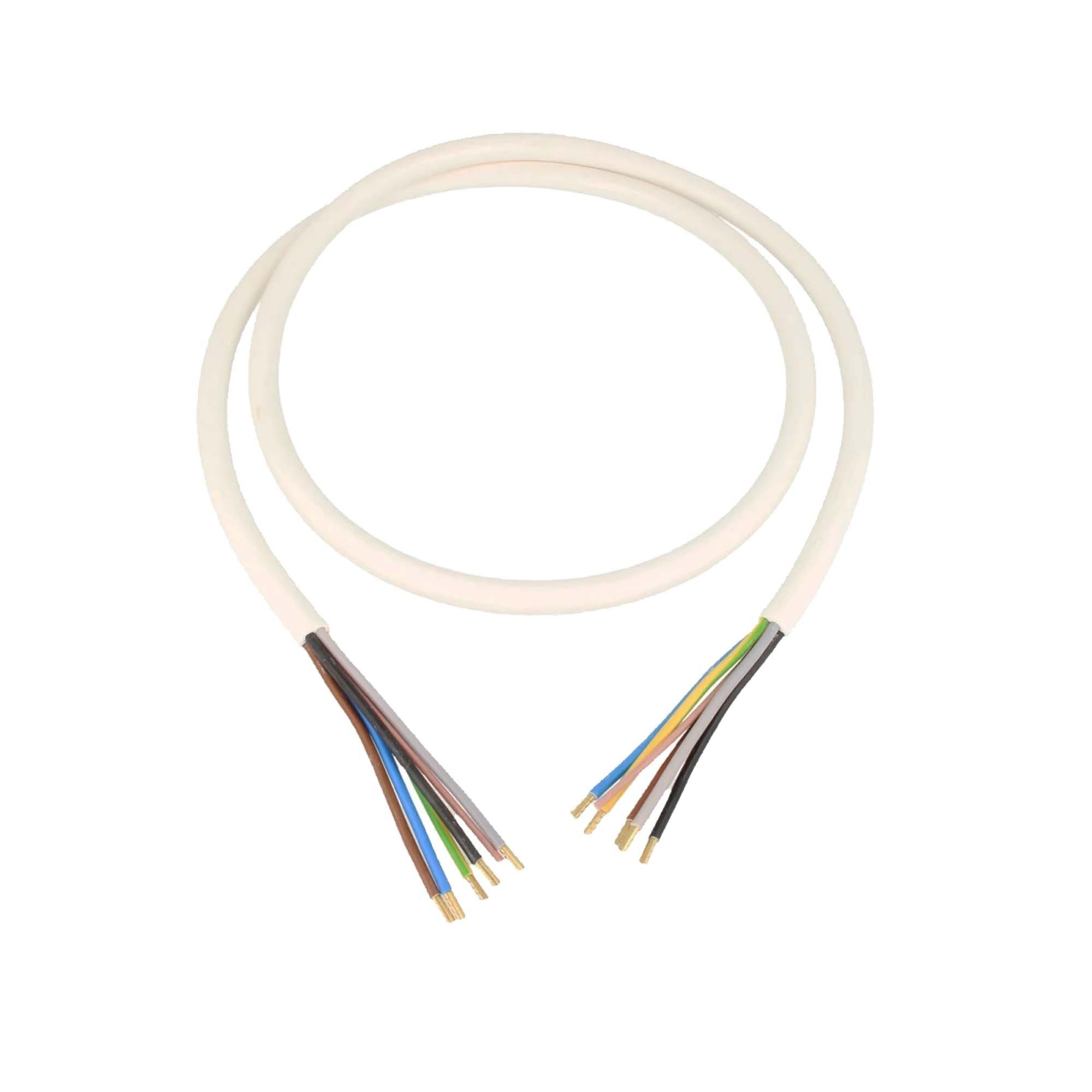 tecuro Anschluss-Set Herd-Anschlussleitung 5 x 2,5m² - Länge 1,50 m bis 3,00 m