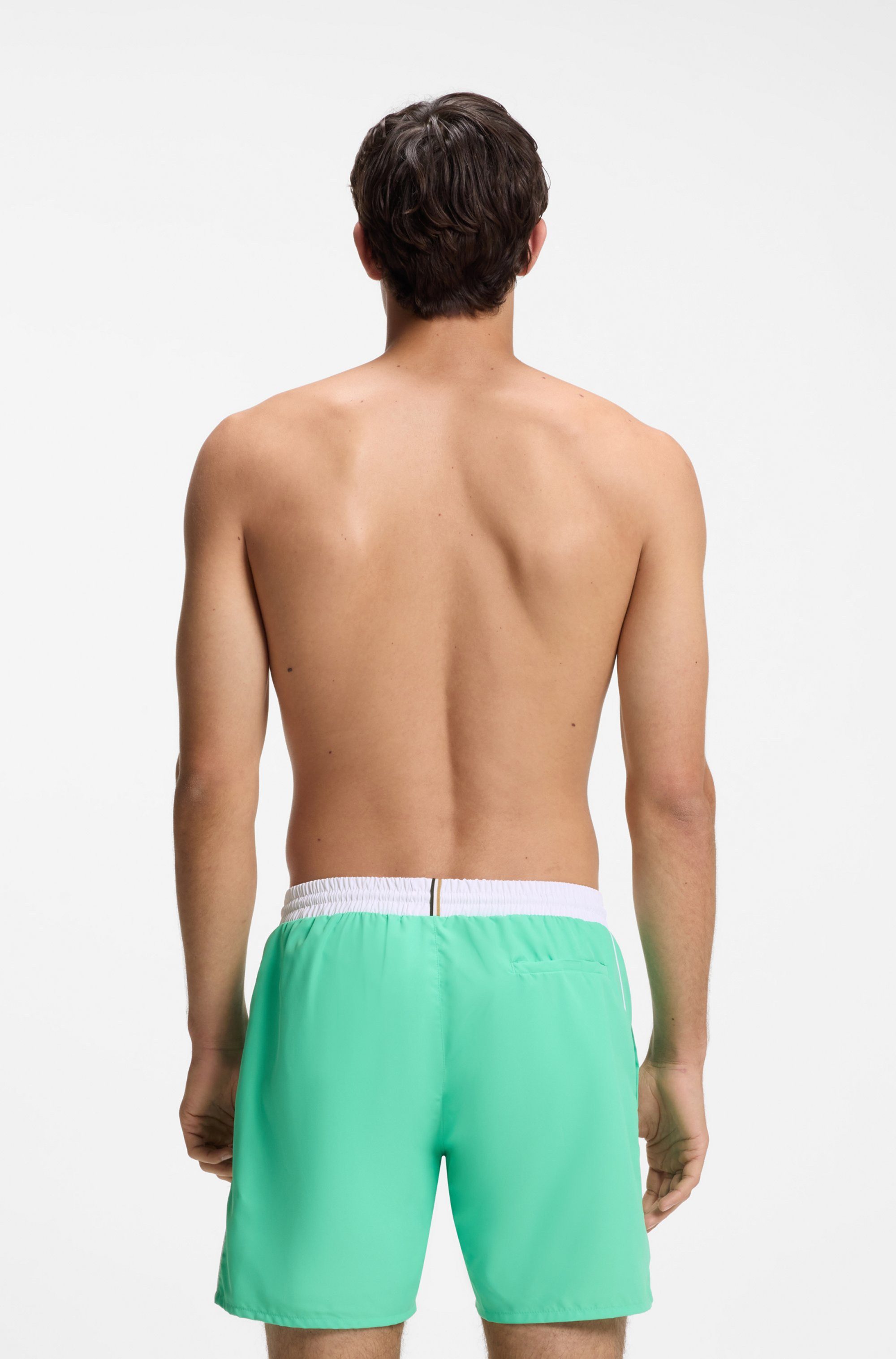 BOSS Badeshorts Starfish mit Kontraststreifen
