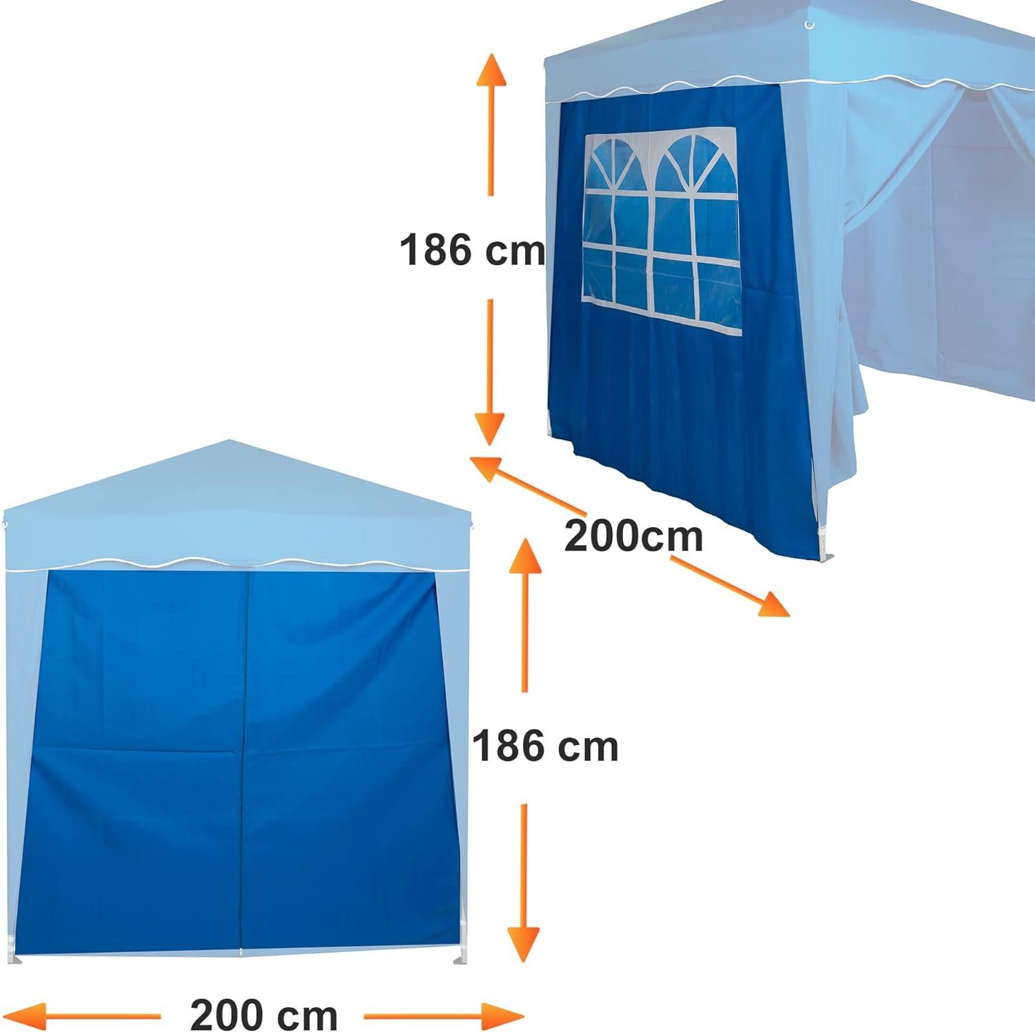 Defactoshop Pavillonseitenteil 2X Seitenteile für 2x2 günstig online kaufen