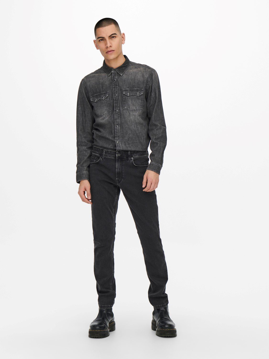 ONLY & SONS Regular-fit-Jeans (1-tlg) ONSWEFT günstig online kaufen