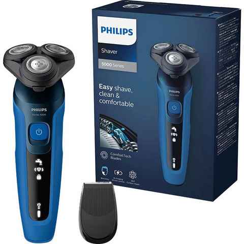 Philips Elektrorasierer Shaver Series 5000 S5466/17, Aufsätze: 1, SmartClick-Präzisionstrimmer