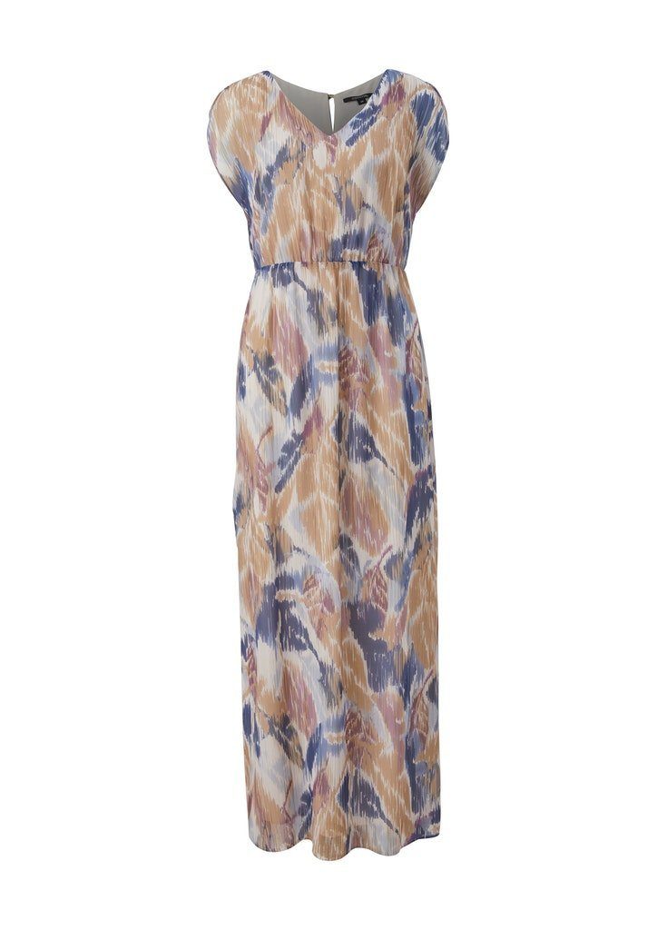 Comma Maxikleid Kleid Comma Damen blau Erwachsene Damen NEU