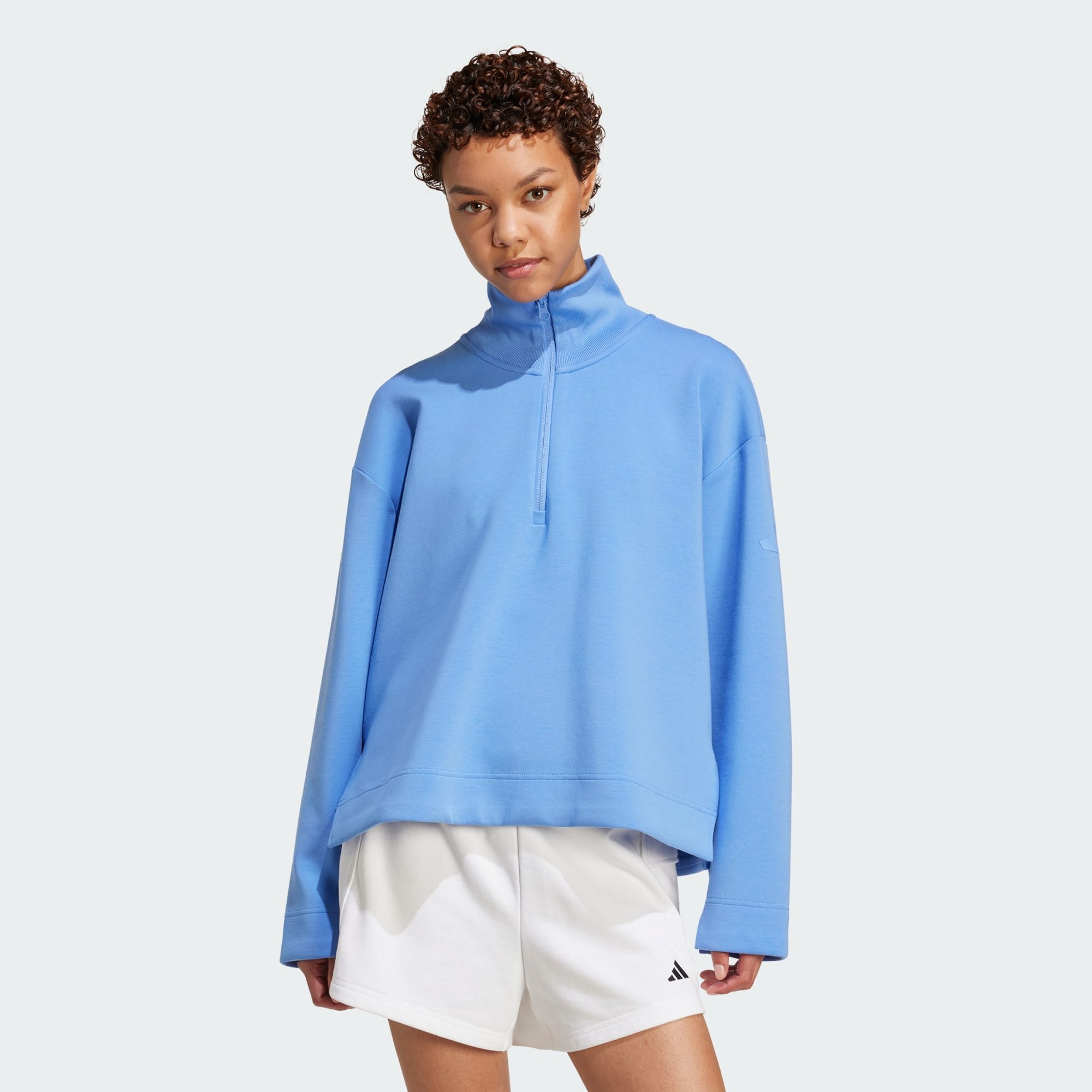 adidas Sportswear Sweatshirt SOFT LUX QUARTER-ZIP günstig online kaufen