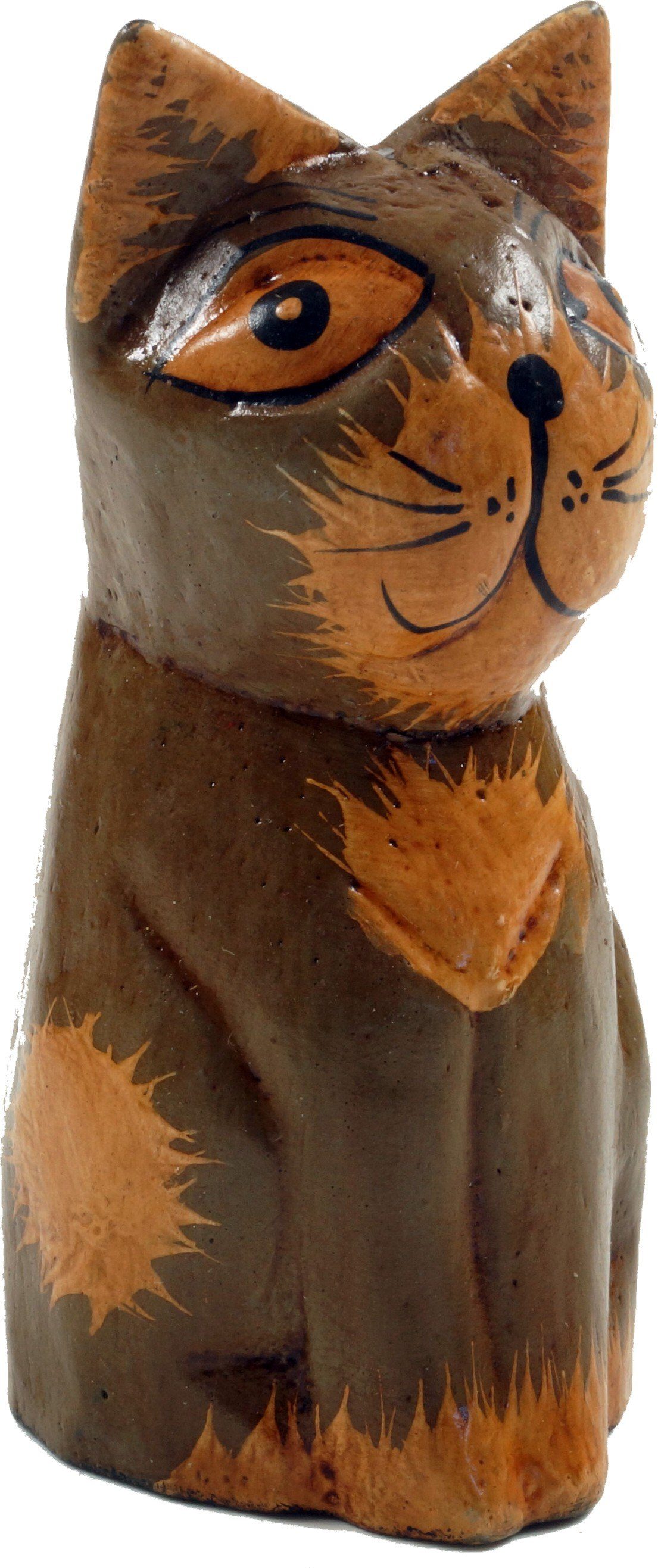 Guru-Shop Dekofigur Deko Katze, Holzkatze günstig online kaufen