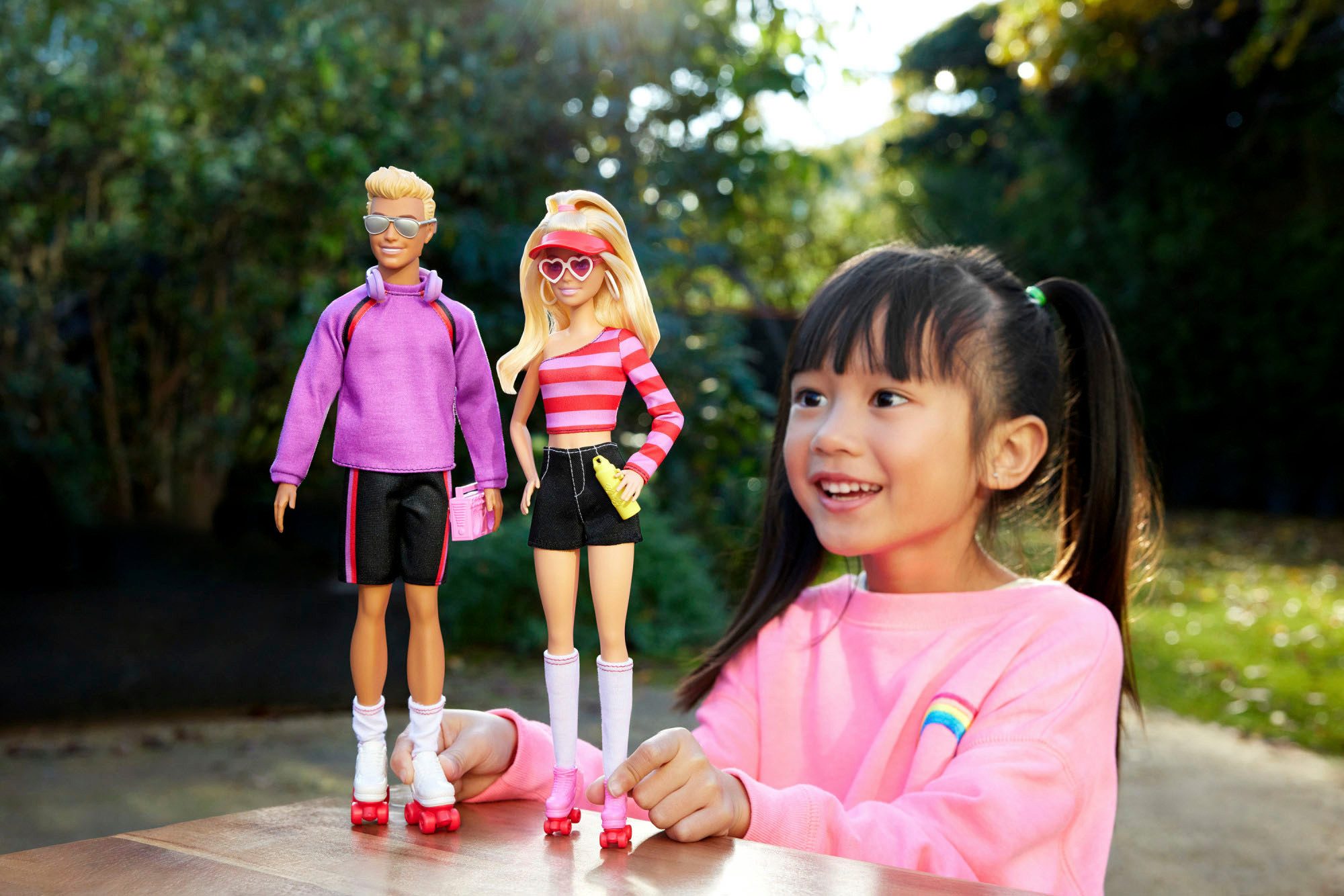 Mattel® Anziehpuppe Barbie Fashionistas Set 2 günstig online kaufen