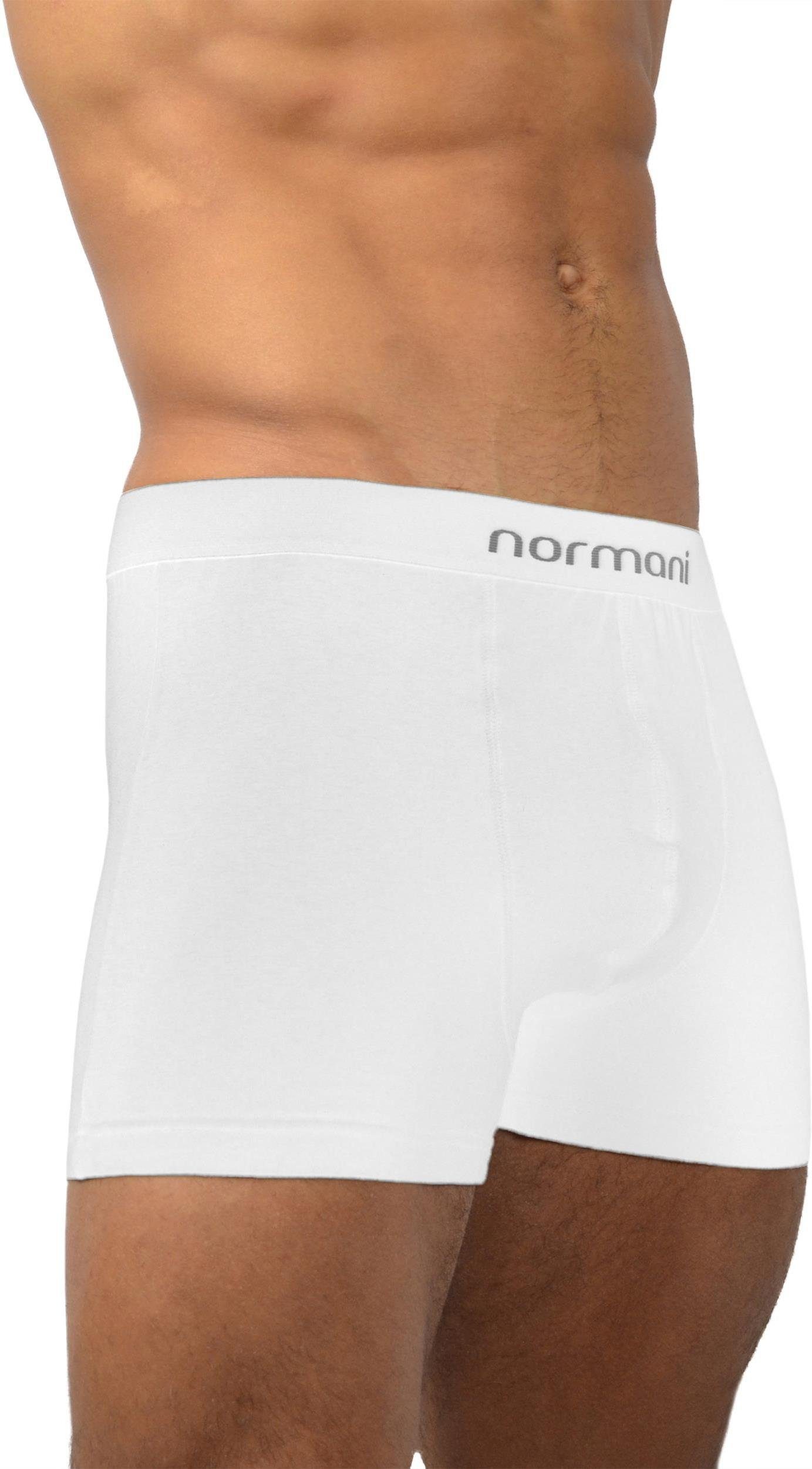 Unterhose 6 Stück Baumwolle Retro Retro White normani Boxershorts Baumwolle Boxer aus aus Basic atmungsaktiver