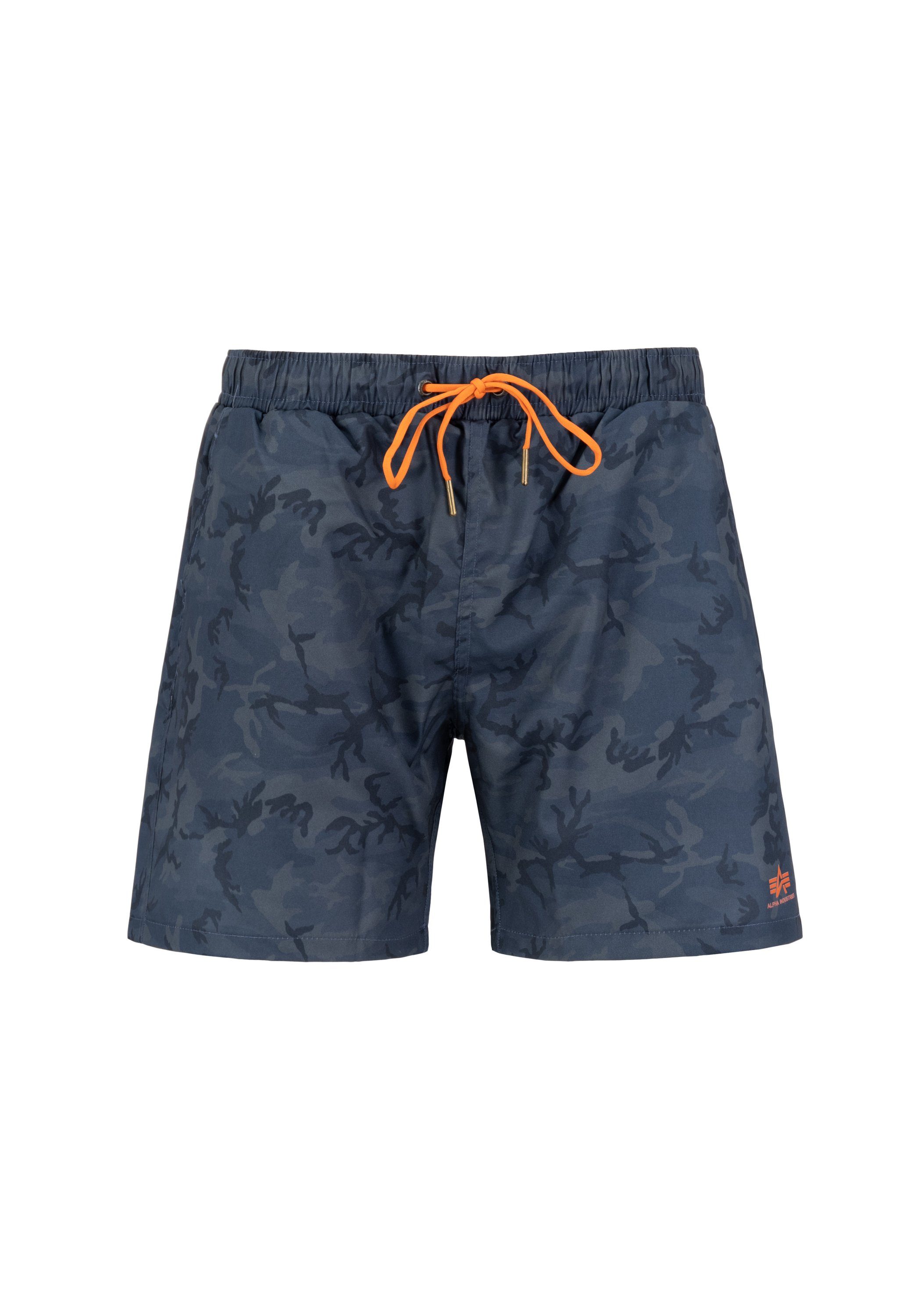 Alpha Industries Shorts Alpha Short Men Basic camo Shorts Industries navy - Swim