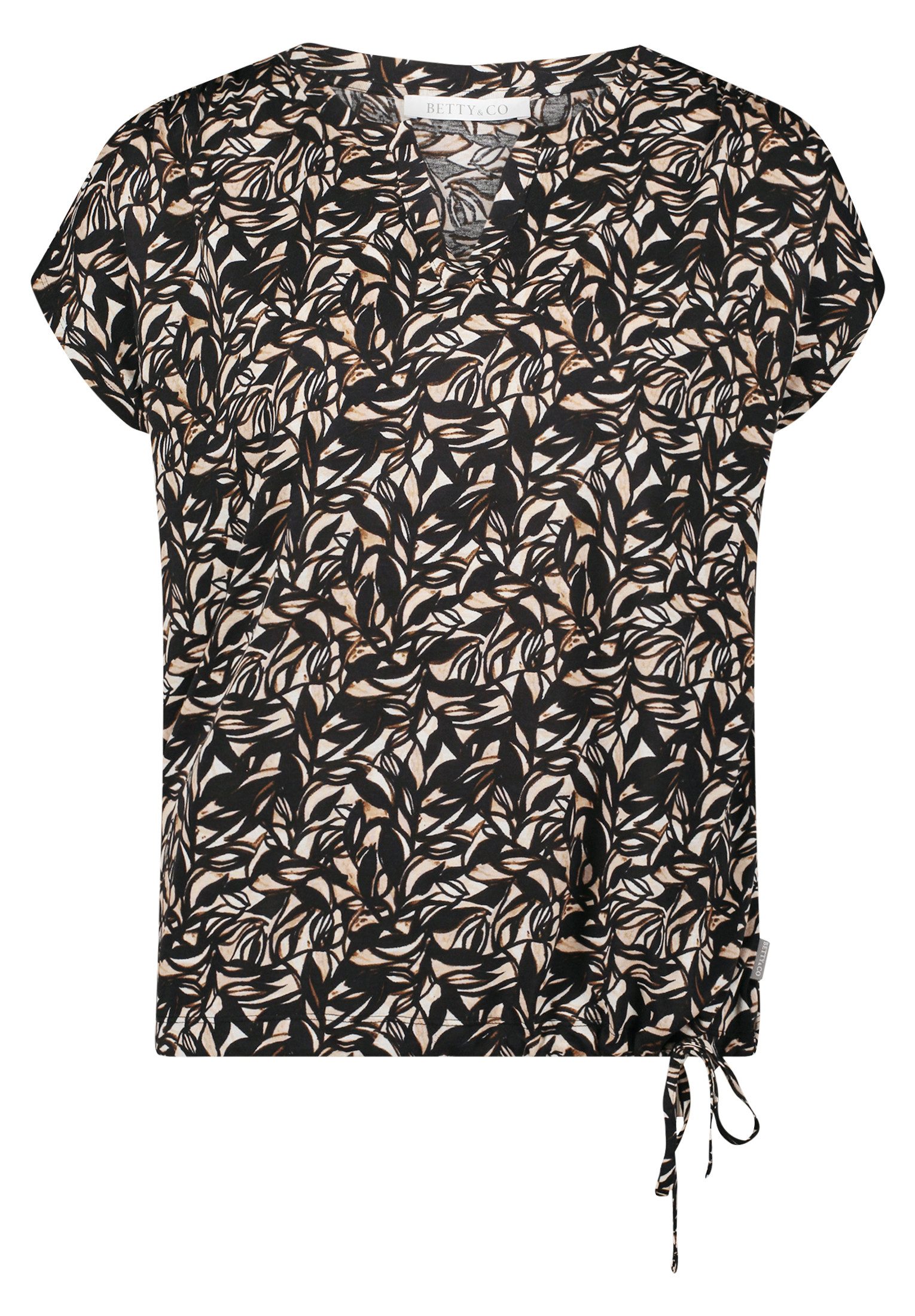 Betty&Co Kurzarmshirt Casual-Shirt