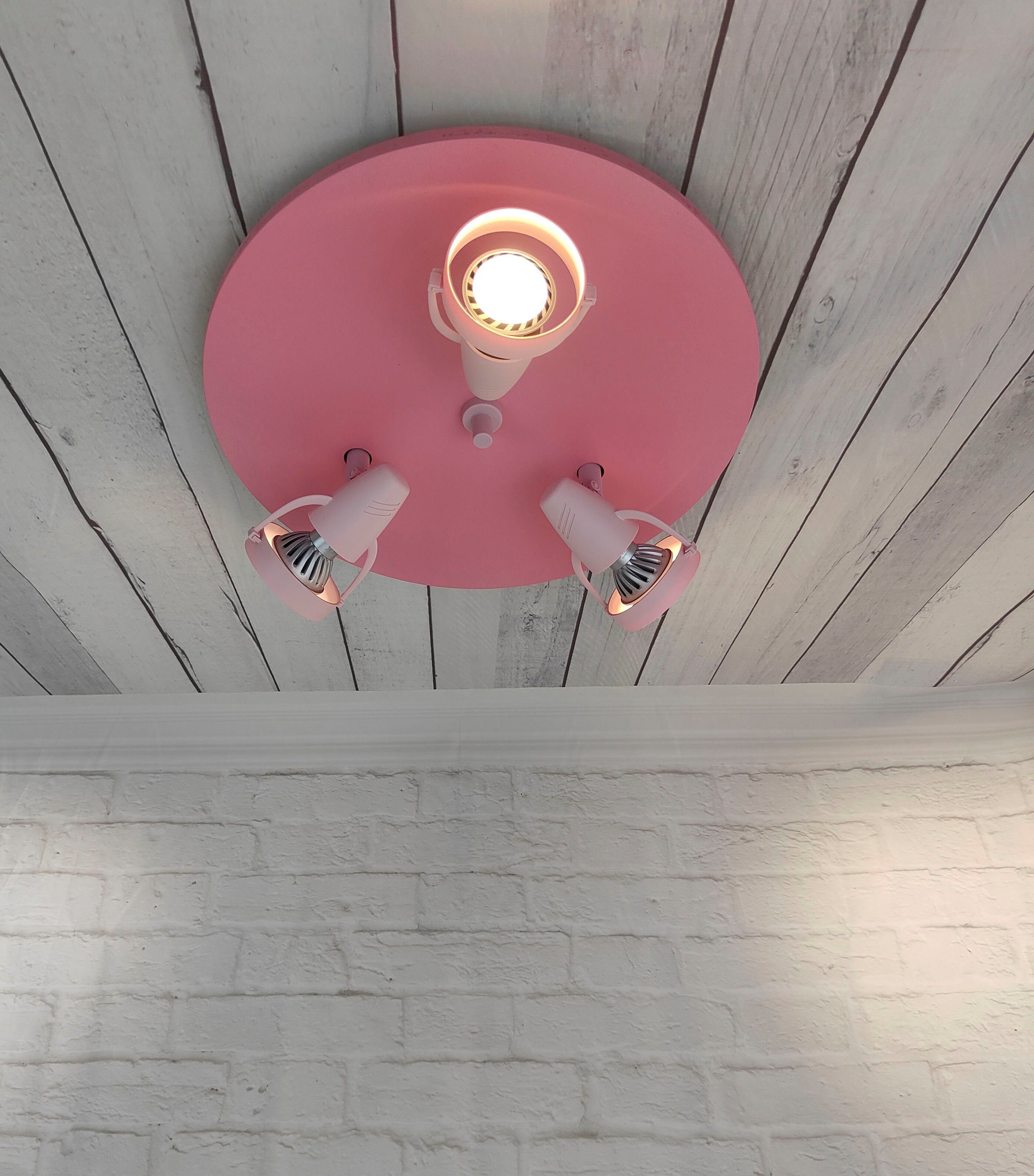 niermann Deckenstrahler Strahler, Kinderlampe, 3 verstellbare Spots, Kinderzimmer