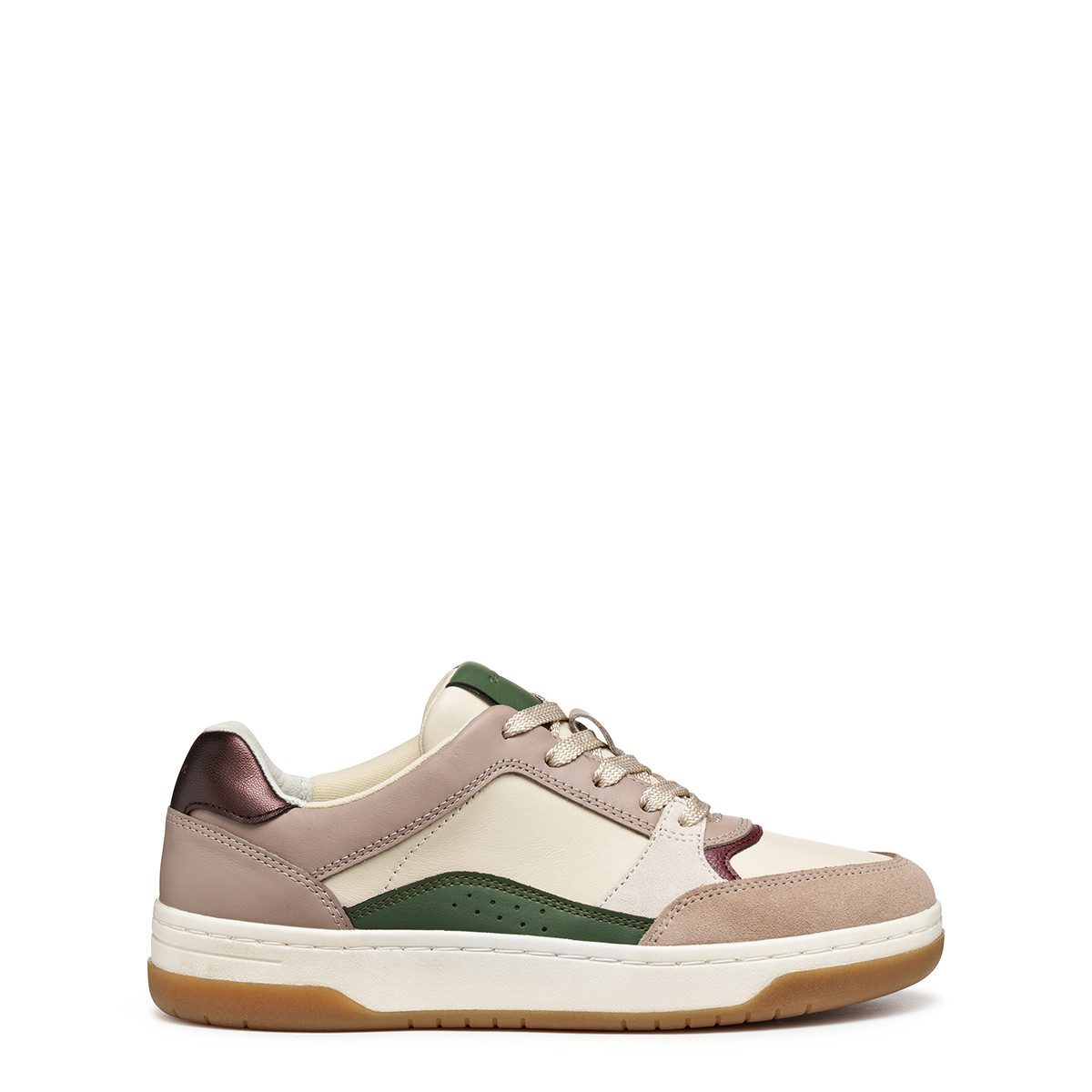 GEOX D564QB 08522 C1SA7, Sneaker in Beige kombiniert für Damen Sneaker