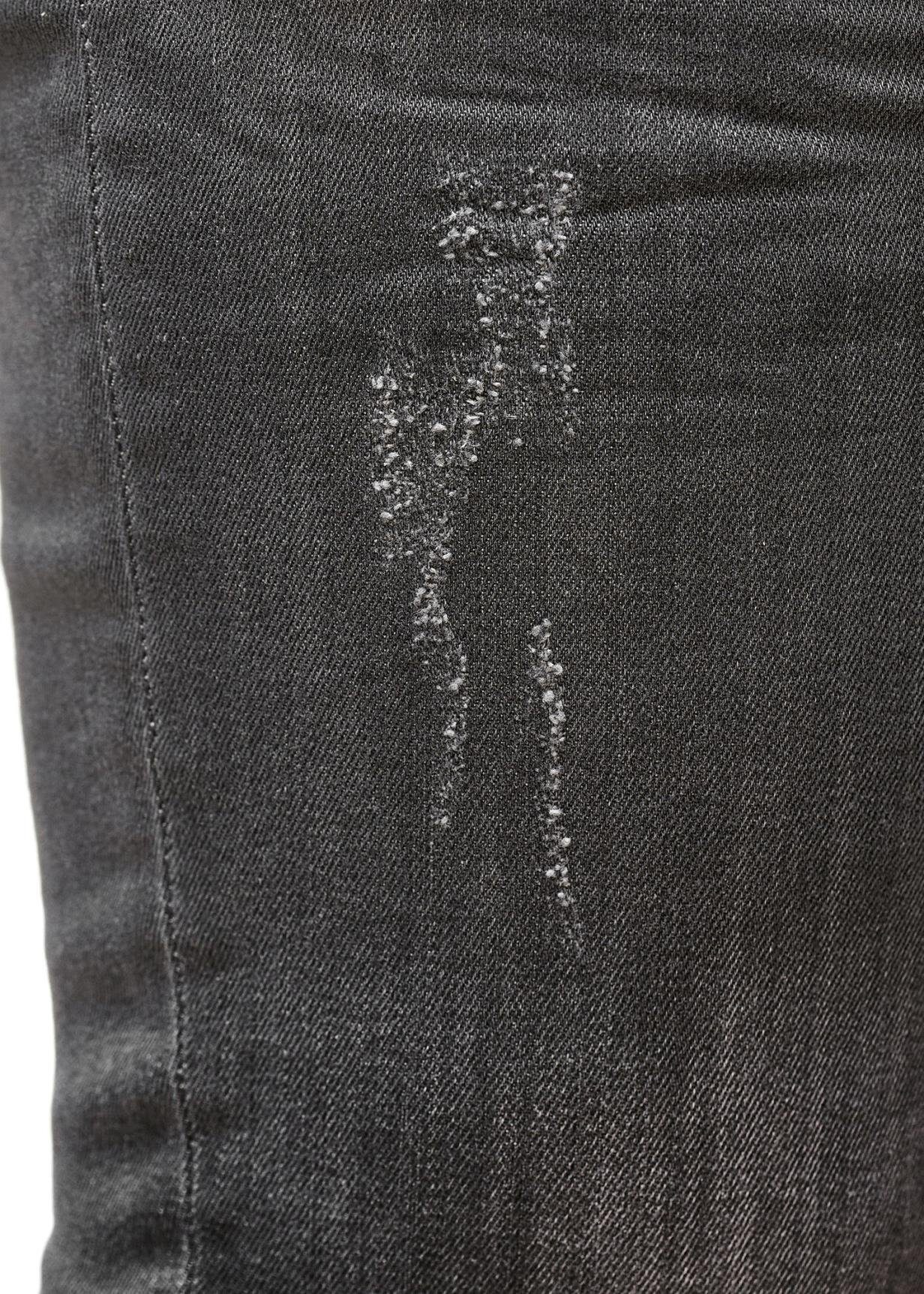 Used Straight-Jeans 600JS Steel Casual Grey Freizeit (Jeanshose Designerjeans Bootcut, 609 OneRedox 1-tlg) Business