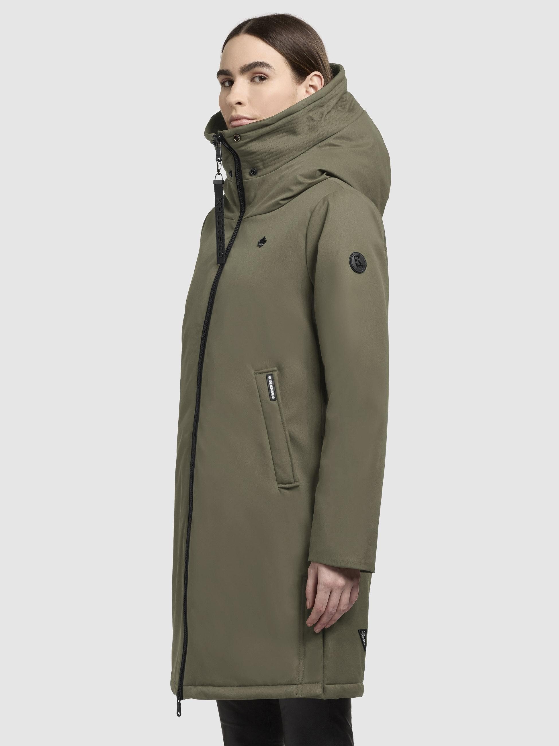 khujo Kurzmantel "Yaak3-YM", urbaner Damen Parka mit gestepptem Innenfutter günstig online kaufen