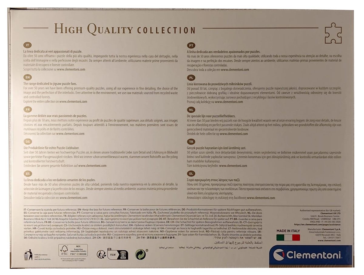 Clementoni® Puzzle Clementoni 31690 Harry Potter Puzzle 1500 Teile Hogwarts Fanartikel, 1500 Puzzleteile