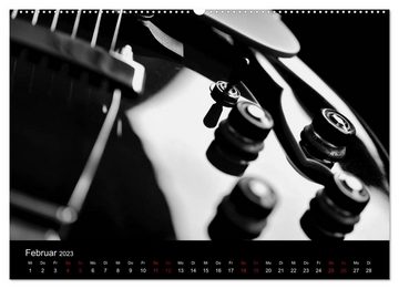 CALVENDO Wandkalender Regelwerke - Details alter E-Gitarren (Premium, hochwertiger DIN A2 Wandkalender 2023, Kunstdruck in Hochglanz)