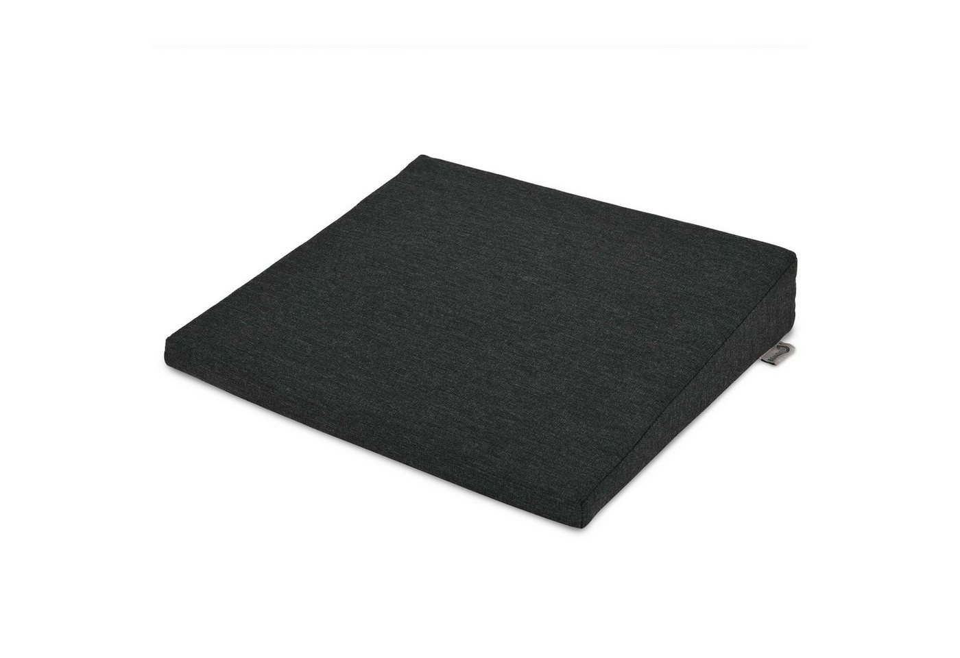 Beautissu Stuhlkissen Sitz Keilkissen formstabil Anti-Rutsch BeauErgo, Anthrazit, Rutsch Bezug Waschbar & Reißverschluss – Ergonomisches Sitzkissen