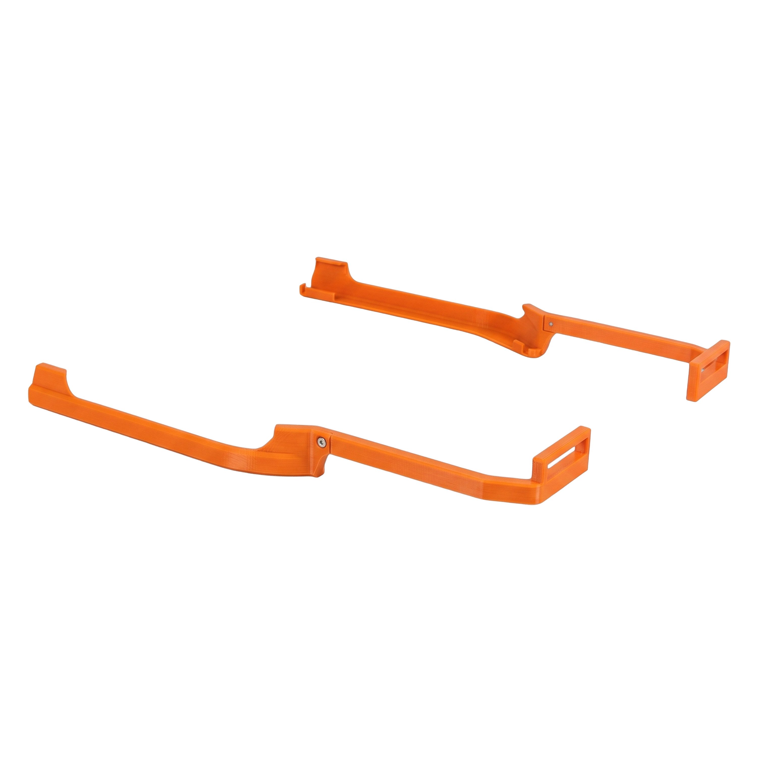 ZIEGER Fahrradträger-Erweiterung ABS Seitenschutz orange für LUBA 1 & 2 Mähroboter
