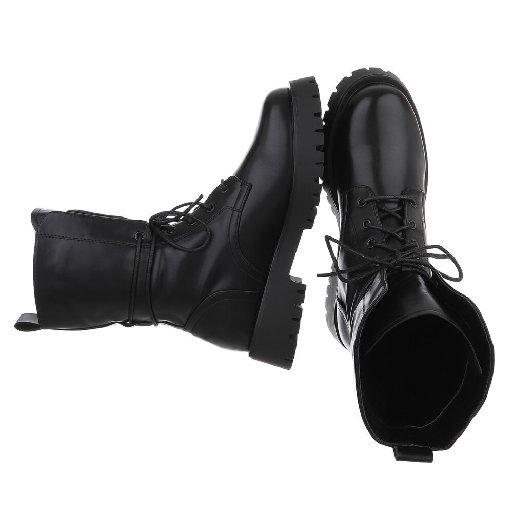 Ital-Design Moderne Damenstiefel mit Schnürung für günstig online kaufen