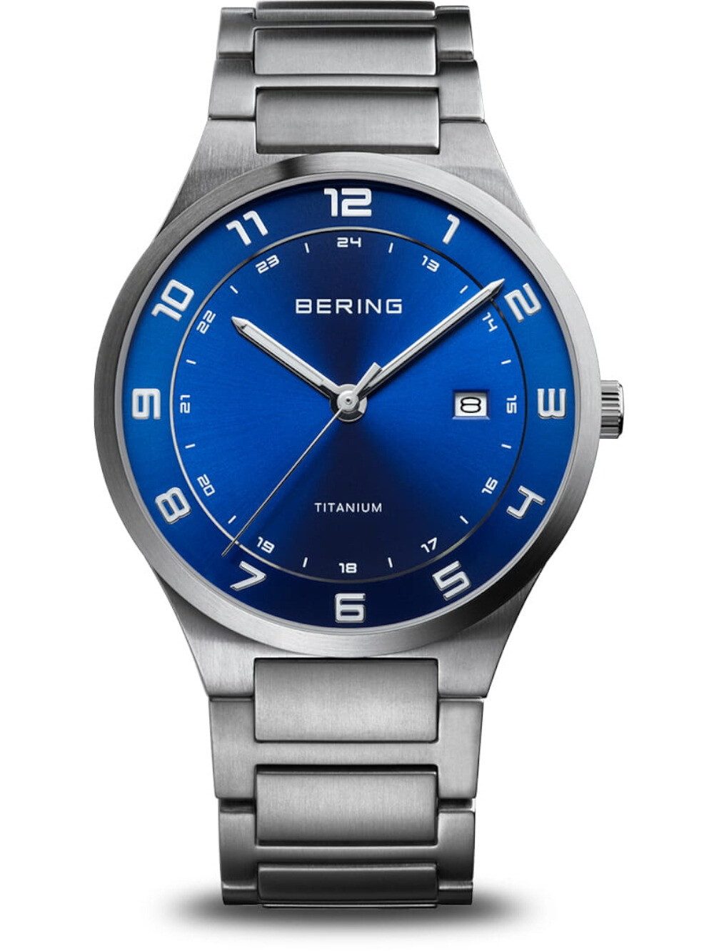 Bering Quarzuhr Bering 15139-707 Herrenuhr Titanium 39mm 10ATM Bering 15139-707 Herrenuhr Titanium 39mm 10ATM