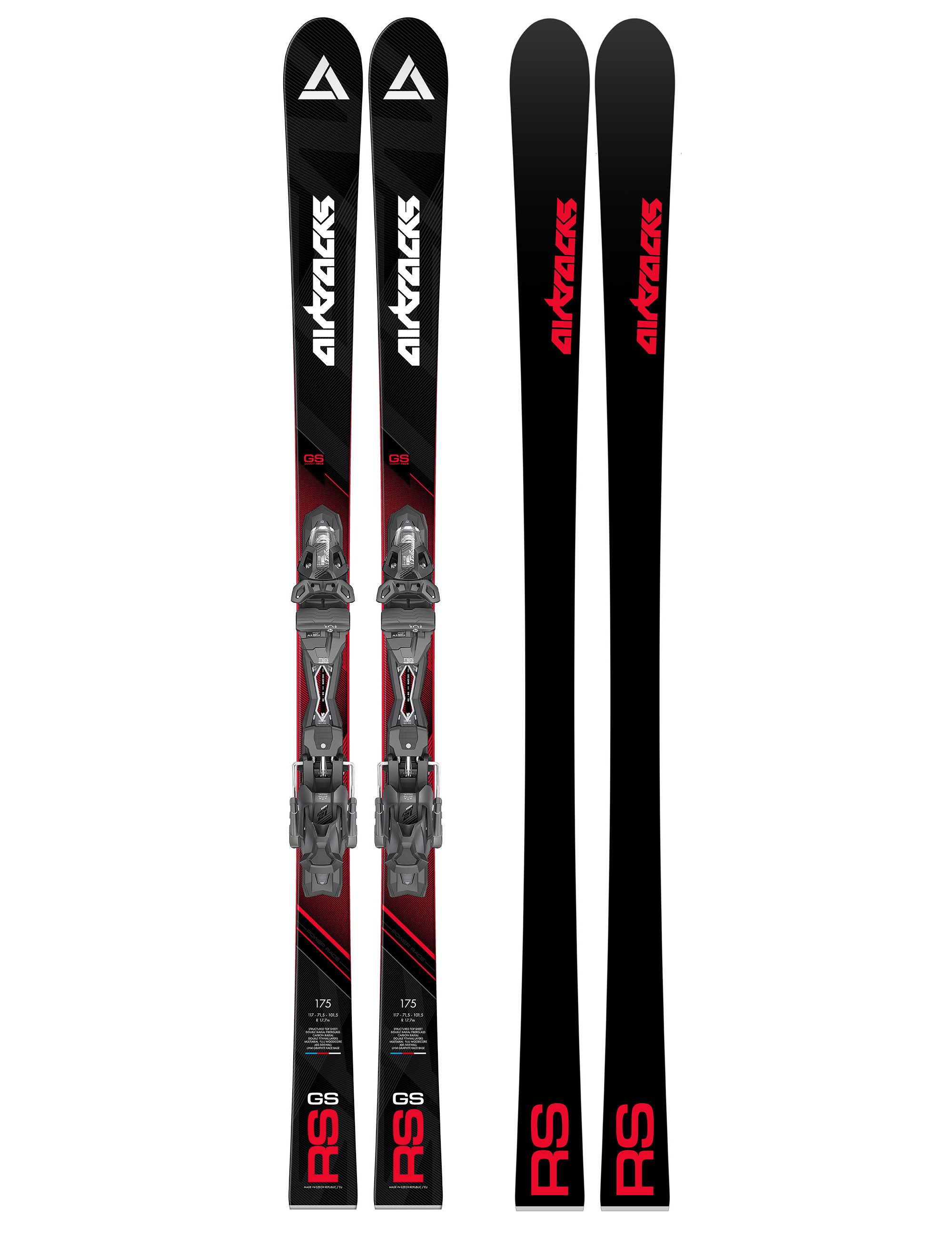 Airtracks Rennski Airtracks Master Pro RS GS Riesenslalom Ski mit Bindung Tyrolia PRW 12, Ski Längen 175cm, 185cm - Modell 2025