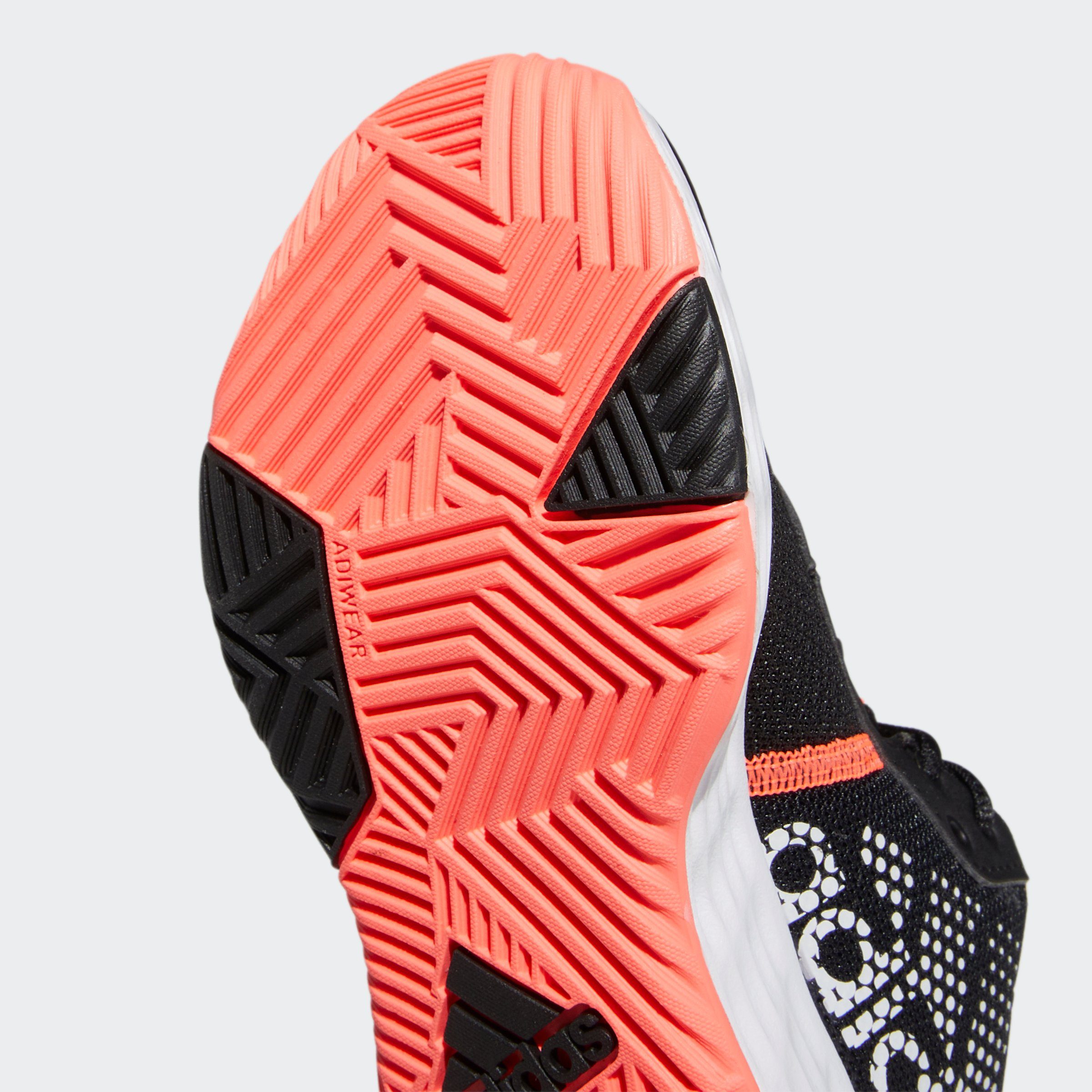 Sportswear OWNTHEGAME adidas CBLACK-FTWWHT-TURBO Basketballschuh 2.0