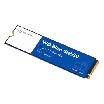 Western Digital WD Blue™ SN580 NVMe™ interne SSD (2 TB) 4150 MB/S Lesegeschwindigkeit, 4150 MB/S Schreibgeschwindigkeit