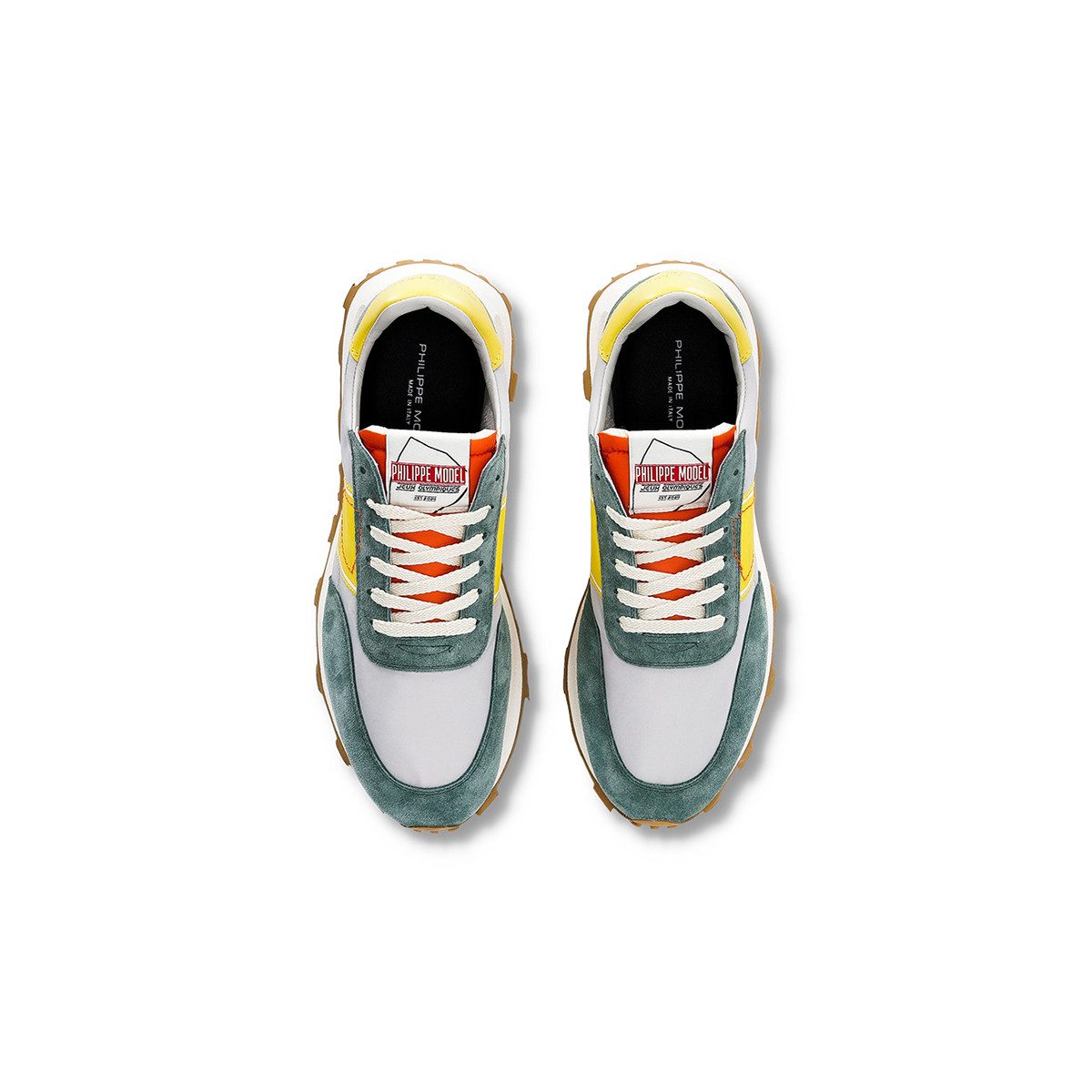 PHILIPPE MODEL Philippe Model TOUR LOW, Sneaker, Grün kombiniert, Herren Sneaker