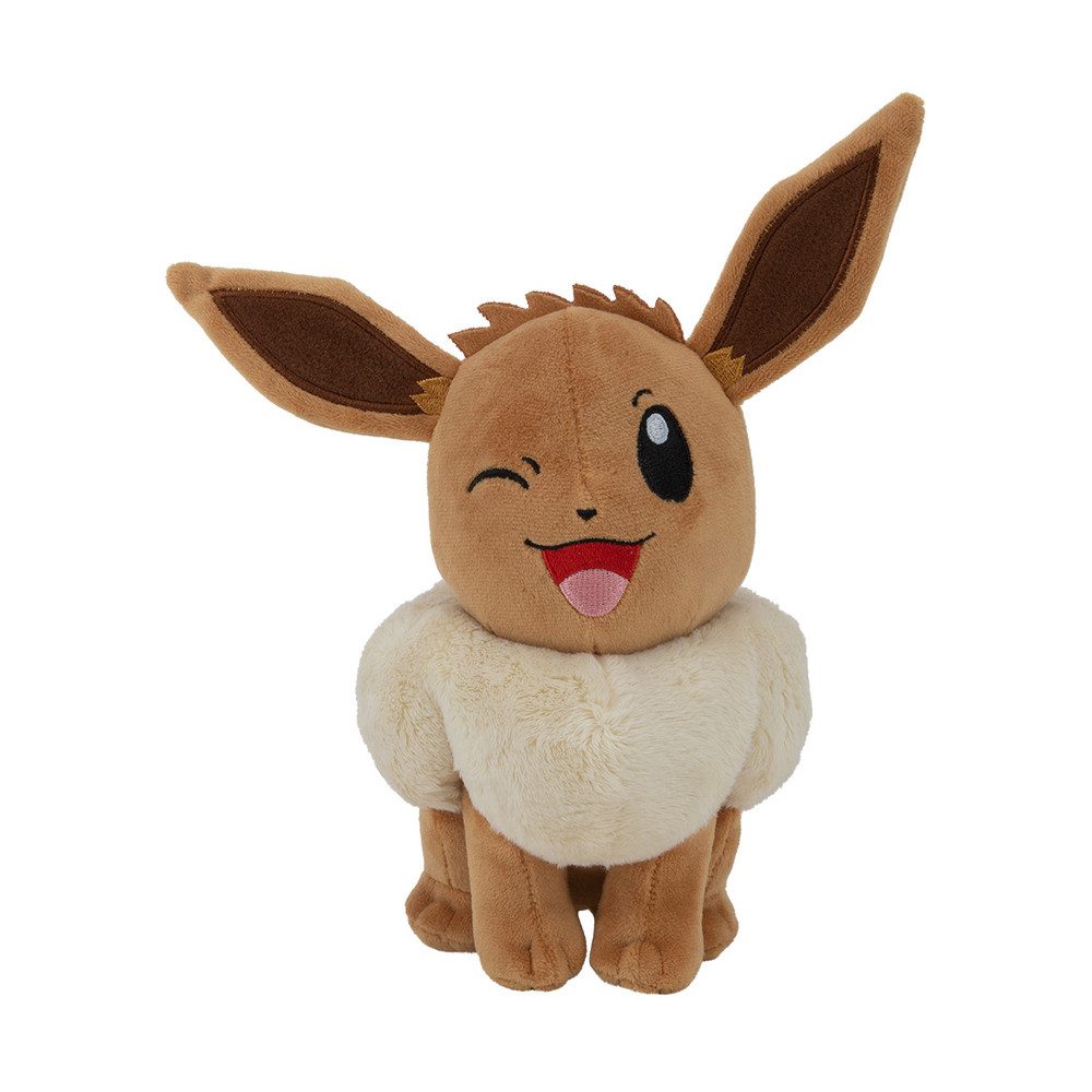 Jazwares Plüschfigur Pokémon - Plüschfigur - Evoli - zwinkernd - ca. 20 cm günstig online kaufen