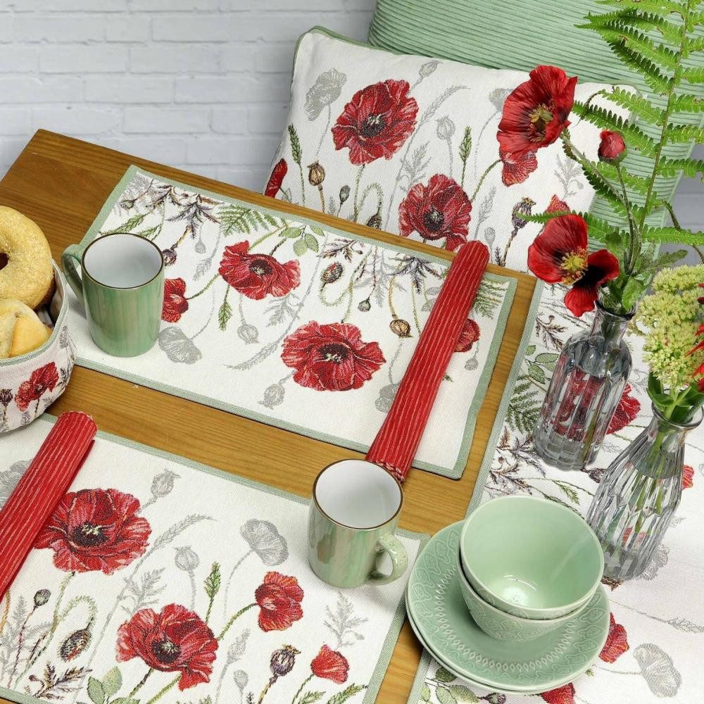 sander table + home Platzset Poppy Meadow 32 x 48 cm von Sander
