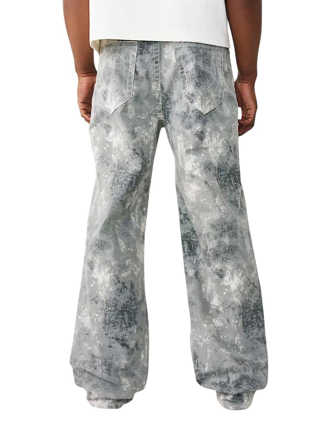 True Religion Loose-fit-Jeans Hose True Religion Vinny Single Needle No Flap Camouflage-Print