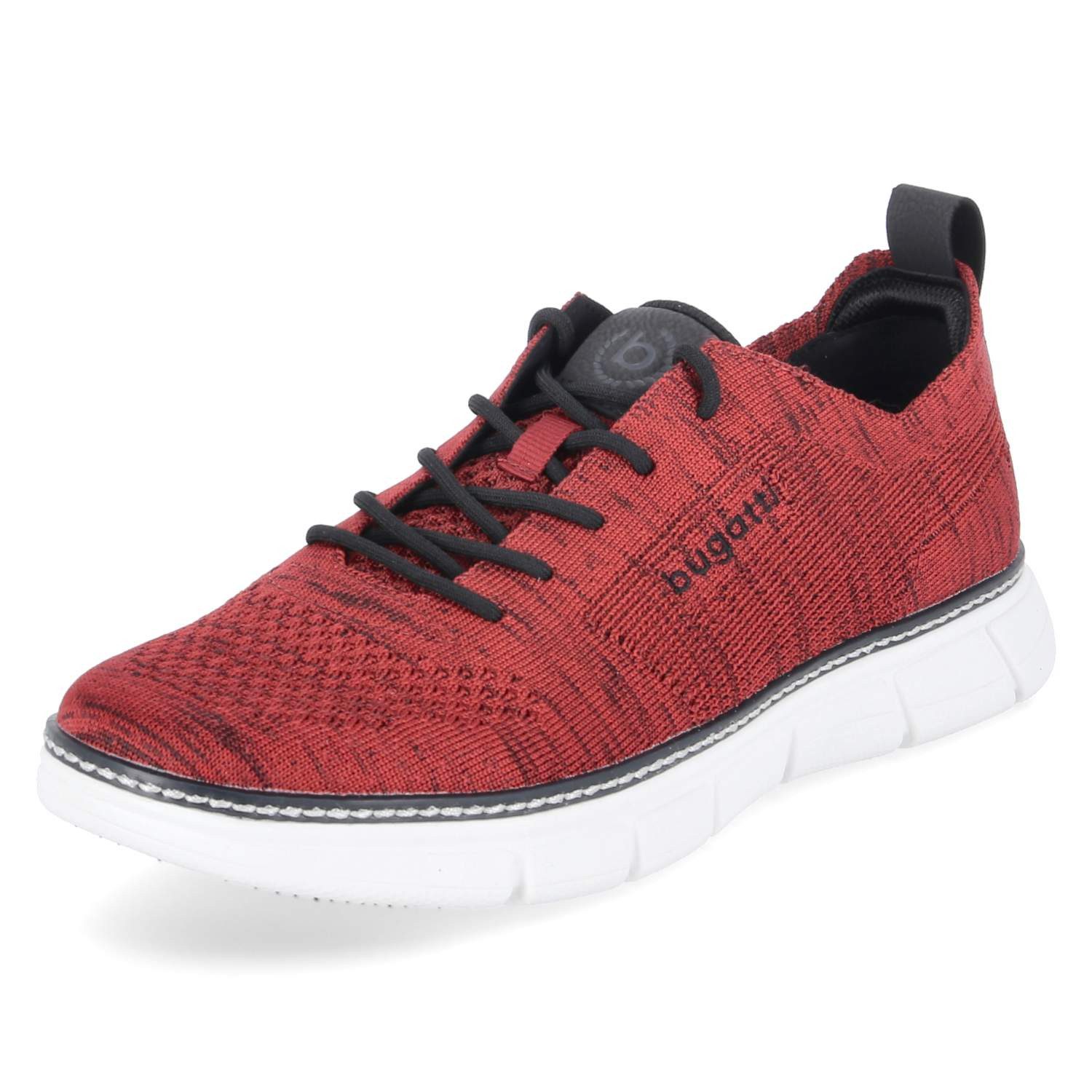 bugatti Bugatti 321ASR016900-3000 Herren Textil rot Schnürschuh