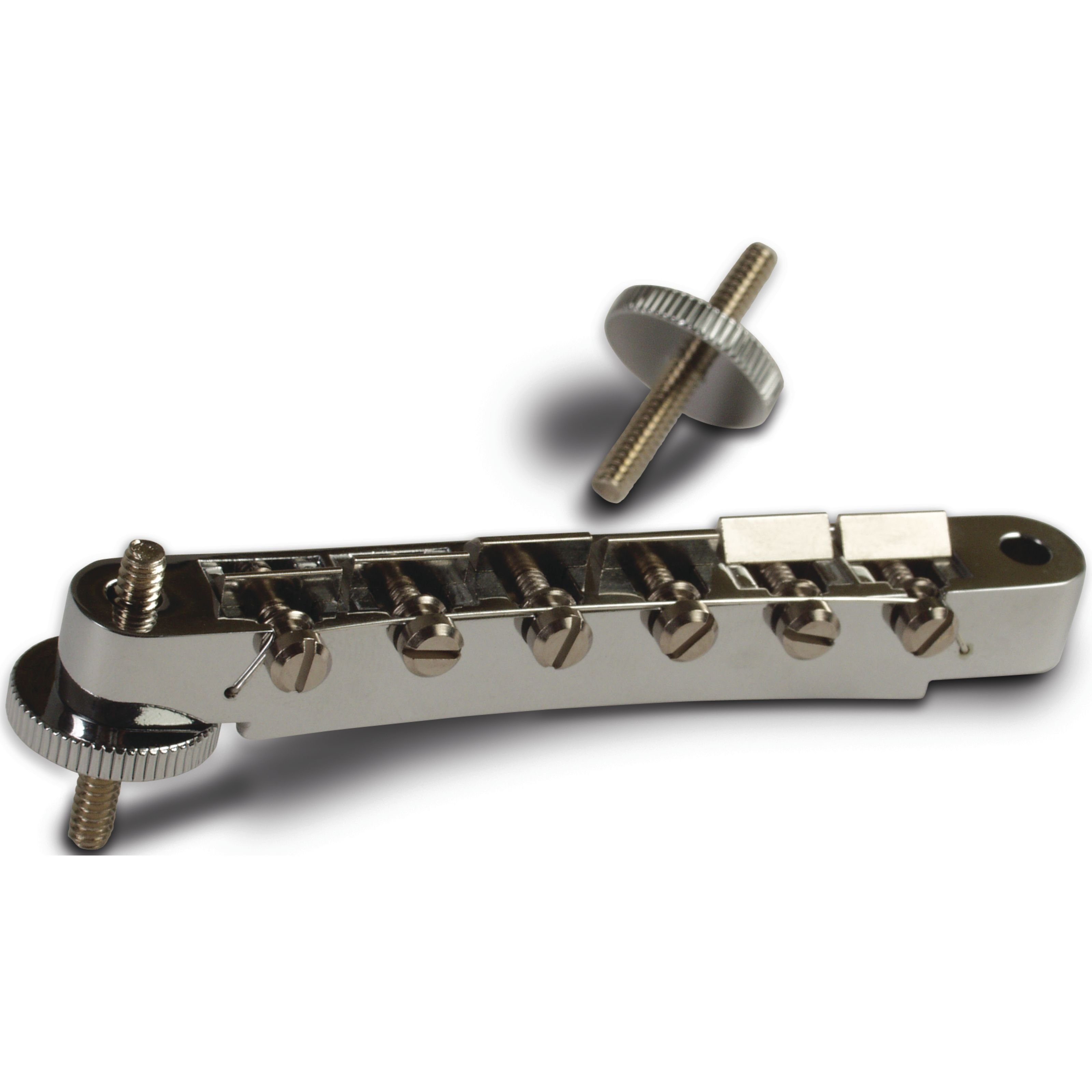 Gibson E-Gitarre, ersatzteile für Gitarren, Brücken, Stege, Saitenhalter, PBBR-015 ABR-1 Tune-o-matic Ni Steg Nickel - Gitarren Ersatzteil