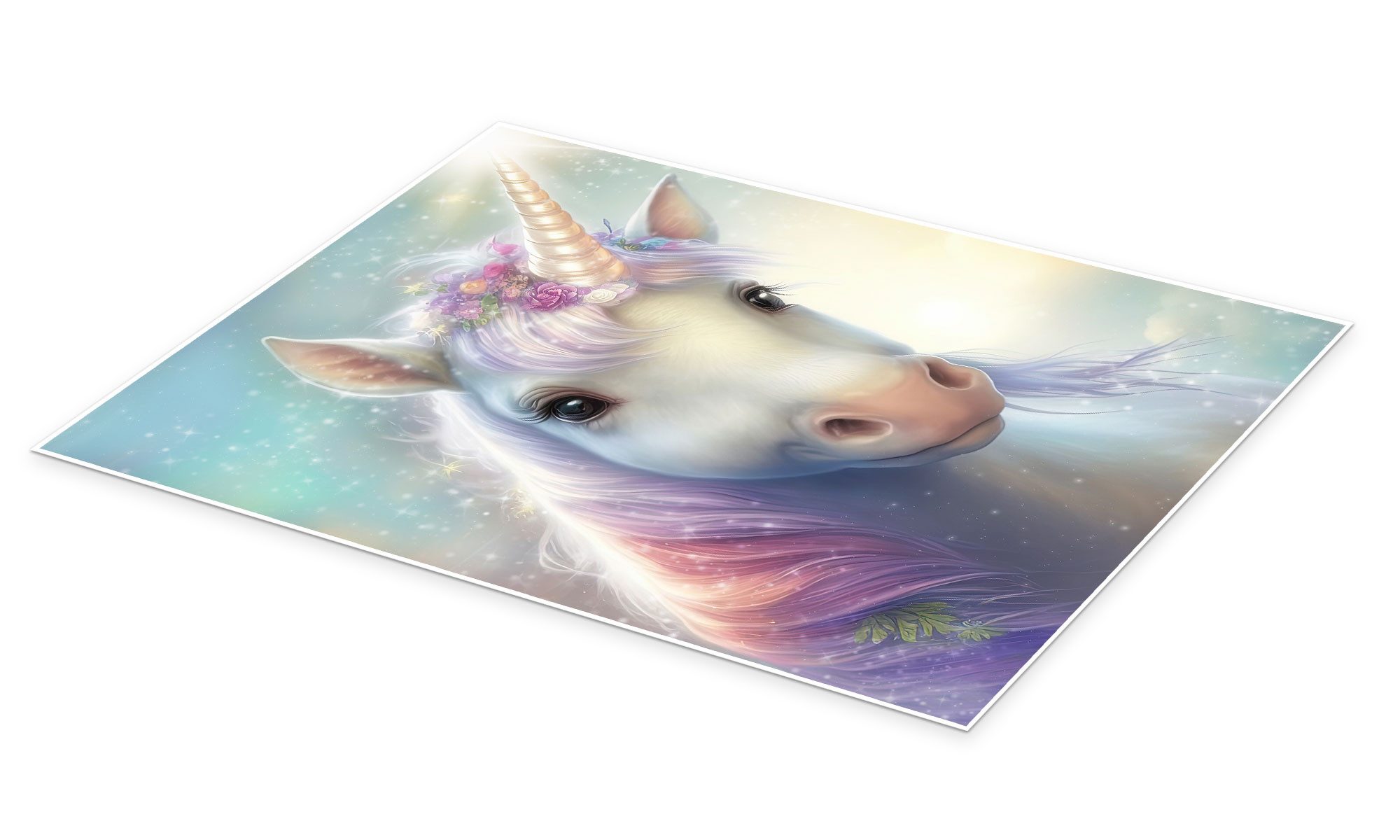 Posterlounge Poster Dolphins DreamDesign, Zauberhaftes Einhorn günstig online kaufen