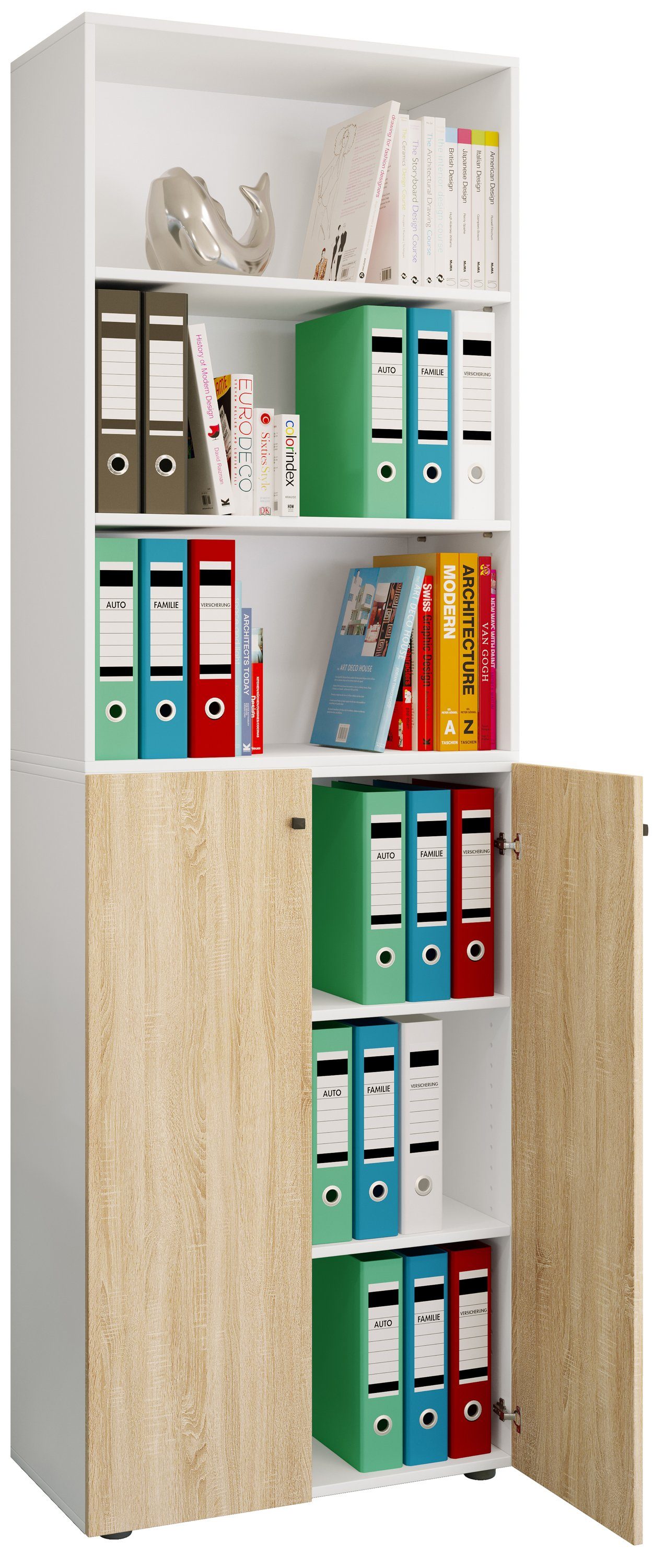 VCM Aktenschrank Büroschrank Regal Ordner Aktenschrank Lona 6fach günstig online kaufen