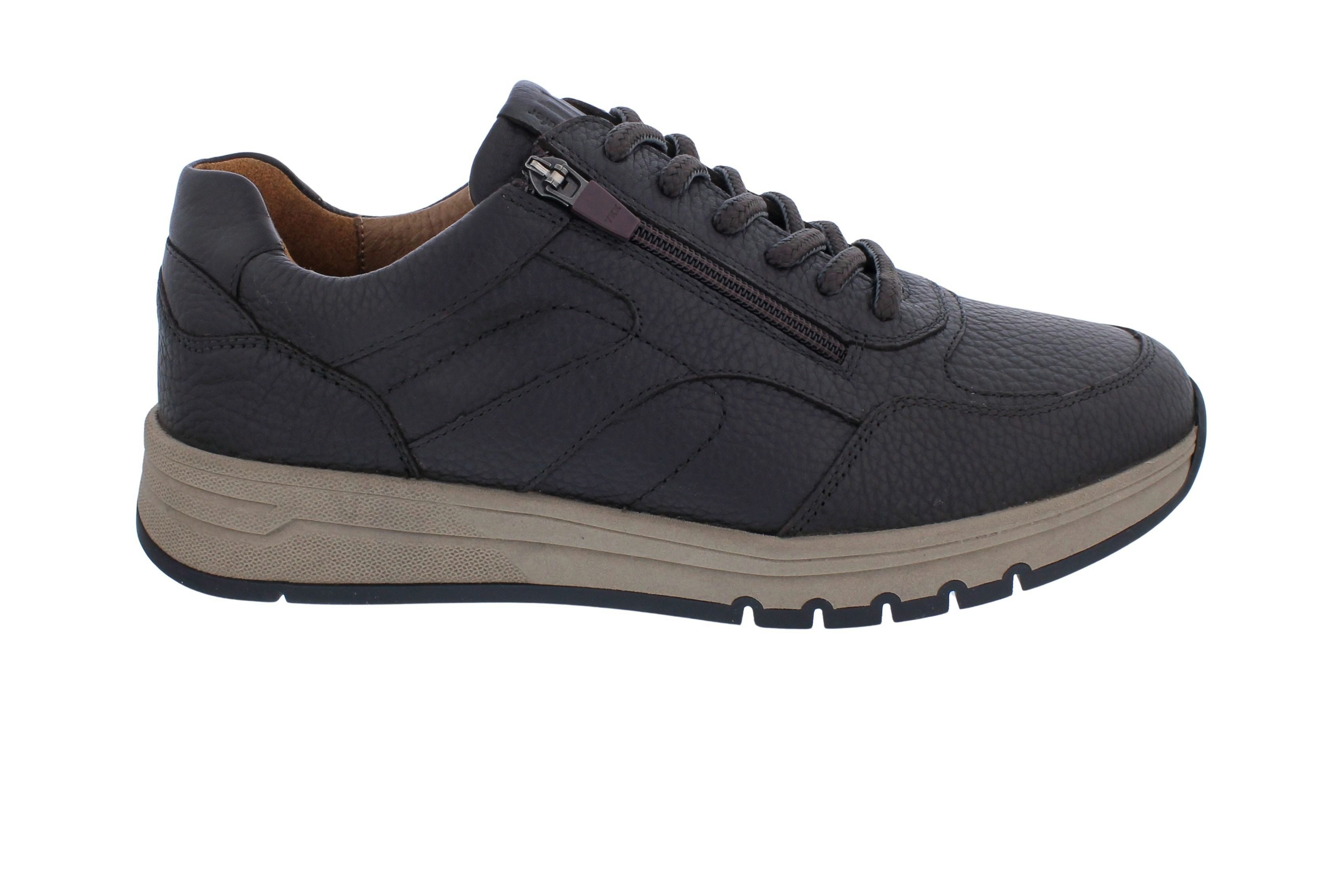 Waldläufer Waldläufer Halbschuh H-Anton 952004-133-216, genarbtes Glattleder, Bra Schnürschuh